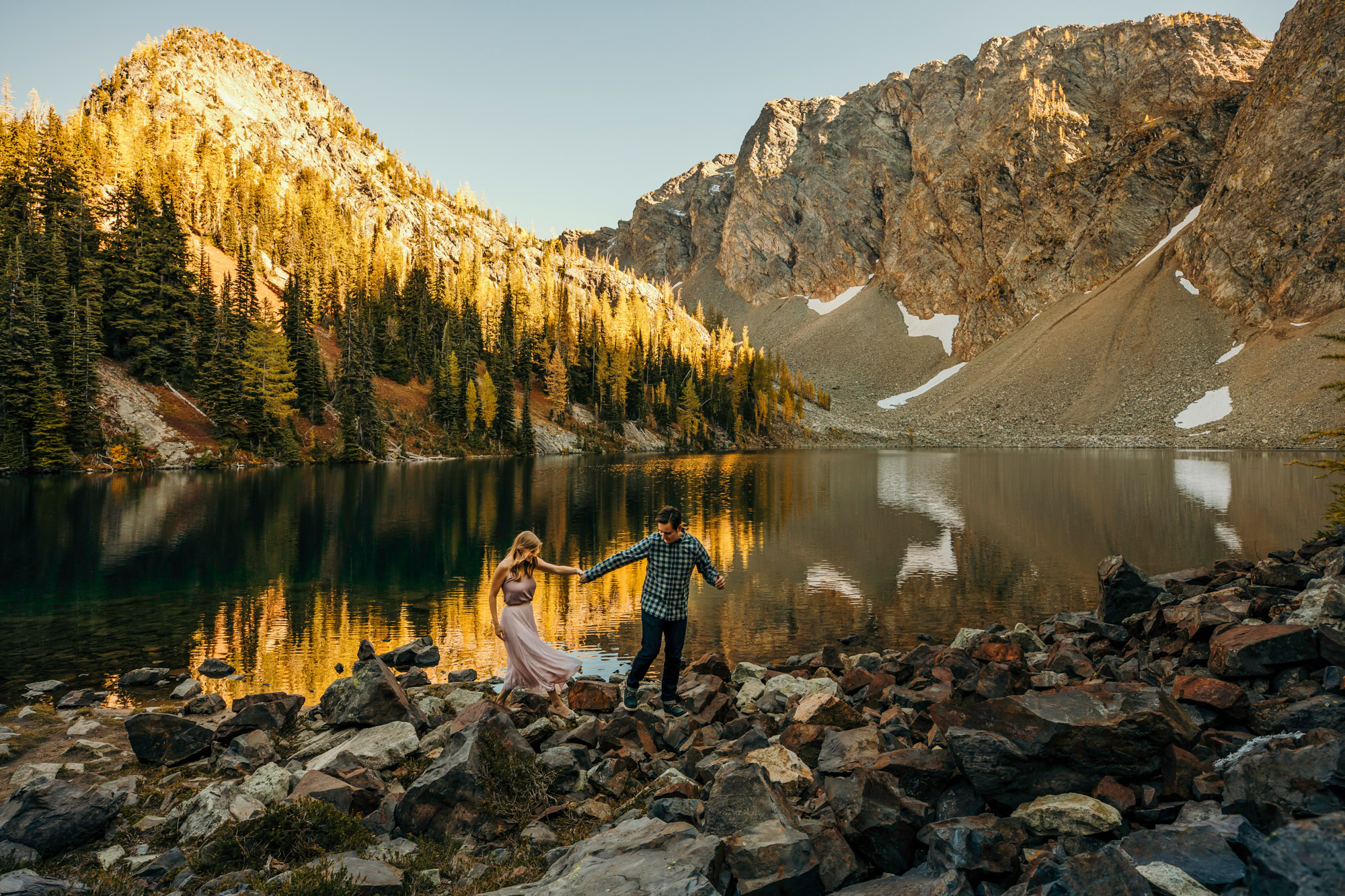 North Cascade Adventure engagement session by Seattle Wedding Photographer James Thomas Long Photography