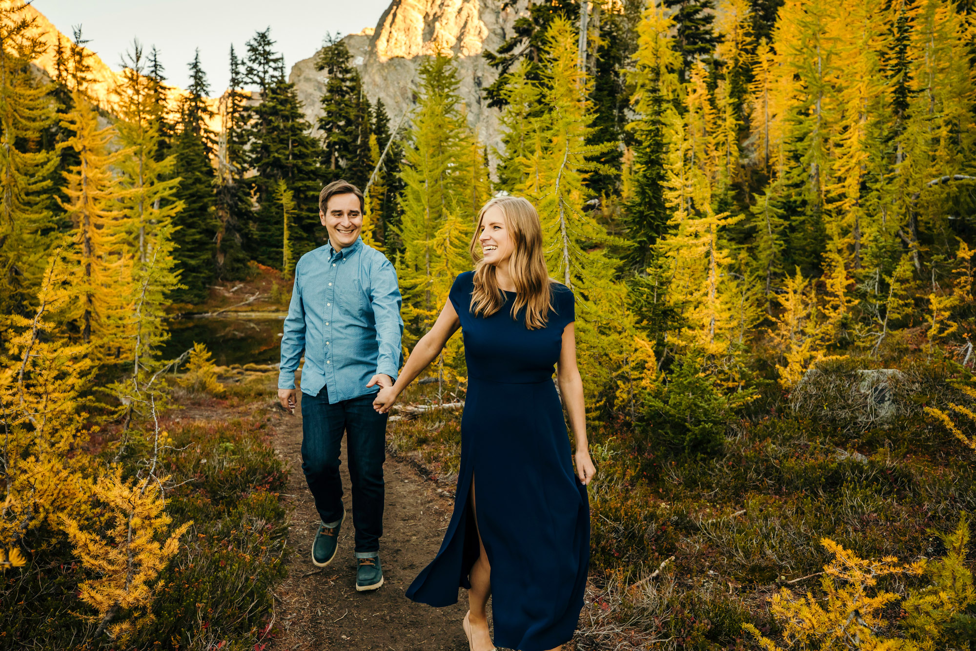 North Cascade Adventure engagement session by Seattle Wedding Photographer James Thomas Long Photography