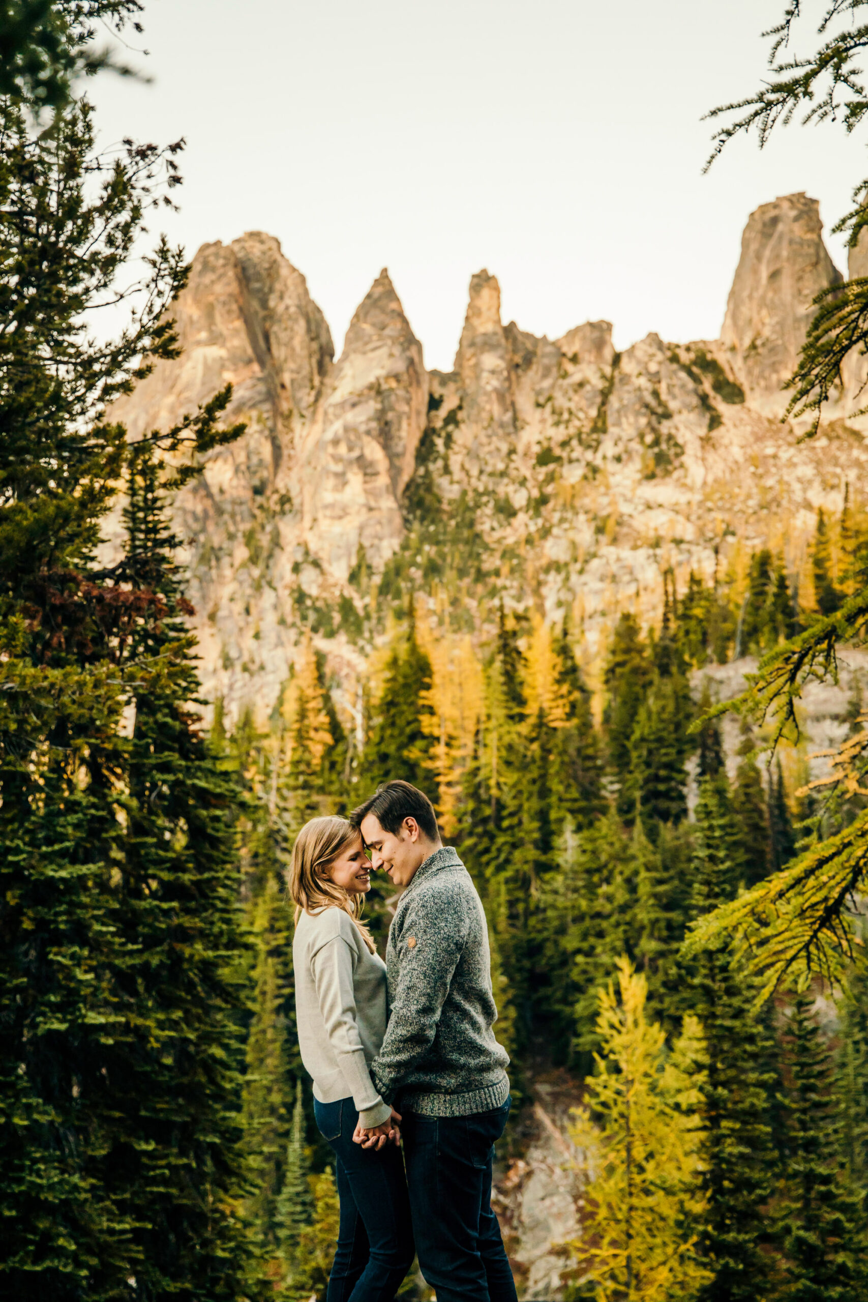 North Cascade Adventure engagement session by Seattle Wedding Photographer James Thomas Long Photography