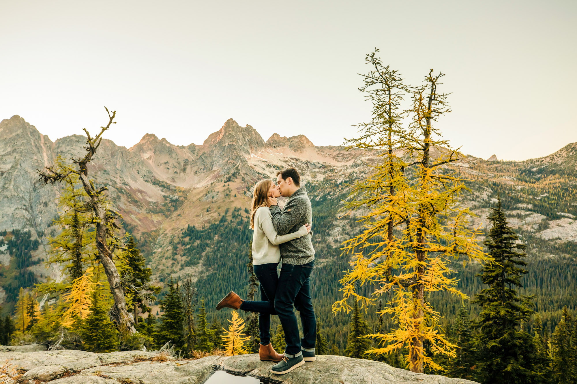 North Cascade Adventure engagement session by Seattle Wedding Photographer James Thomas Long Photography