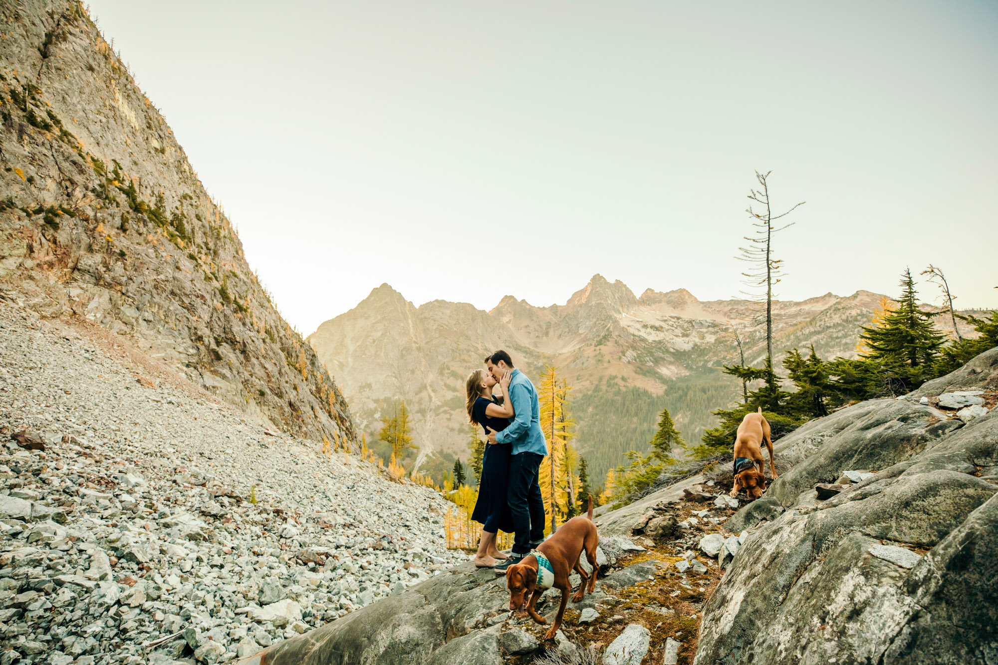 North Cascade Adventure engagement session by Seattle Wedding Photographer James Thomas Long Photography