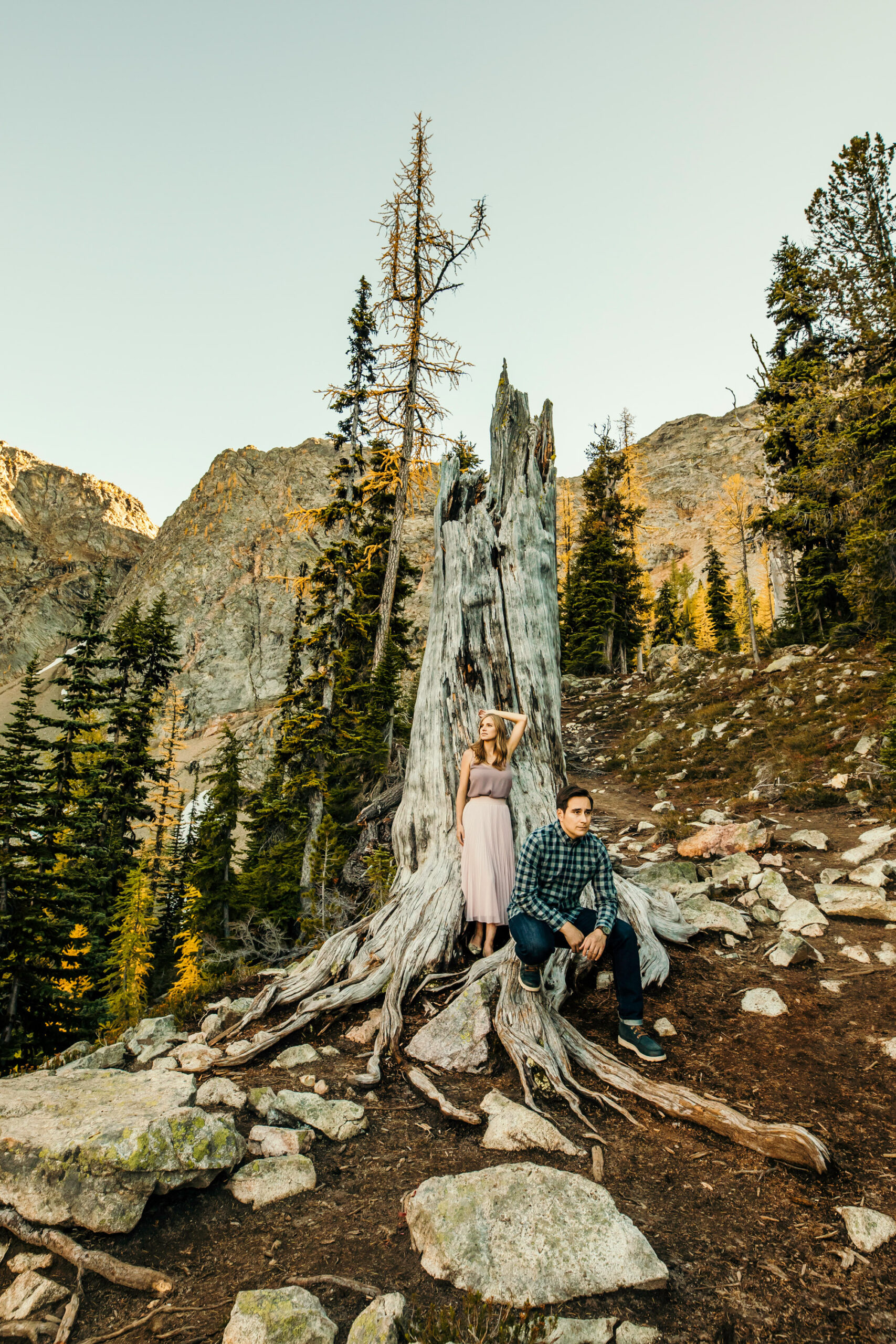 North Cascade Adventure engagement session by Seattle Wedding Photographer James Thomas Long Photography