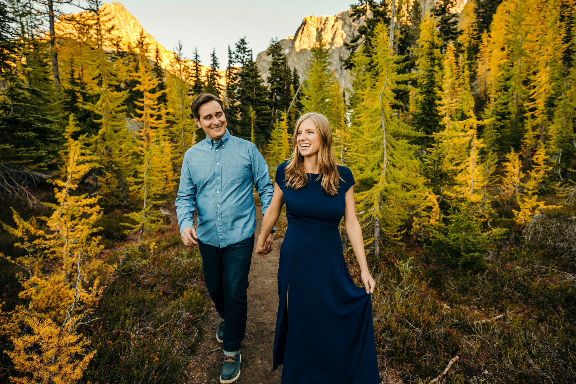 North Cascade Adventure engagement session by Seattle Wedding Photographer James Thomas Long Photography