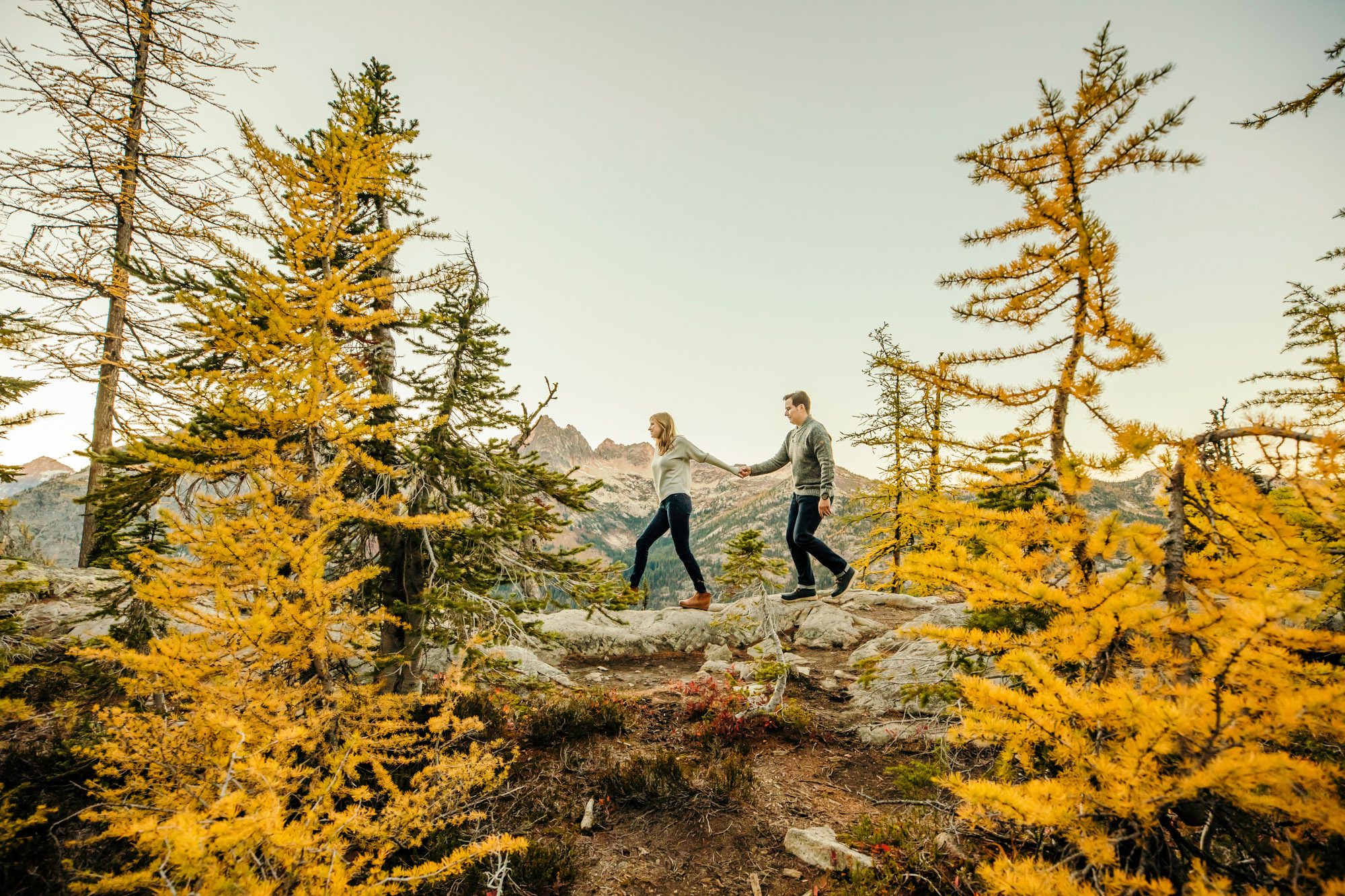 North Cascade Adventure engagement session by Seattle Wedding Photographer James Thomas Long Photography