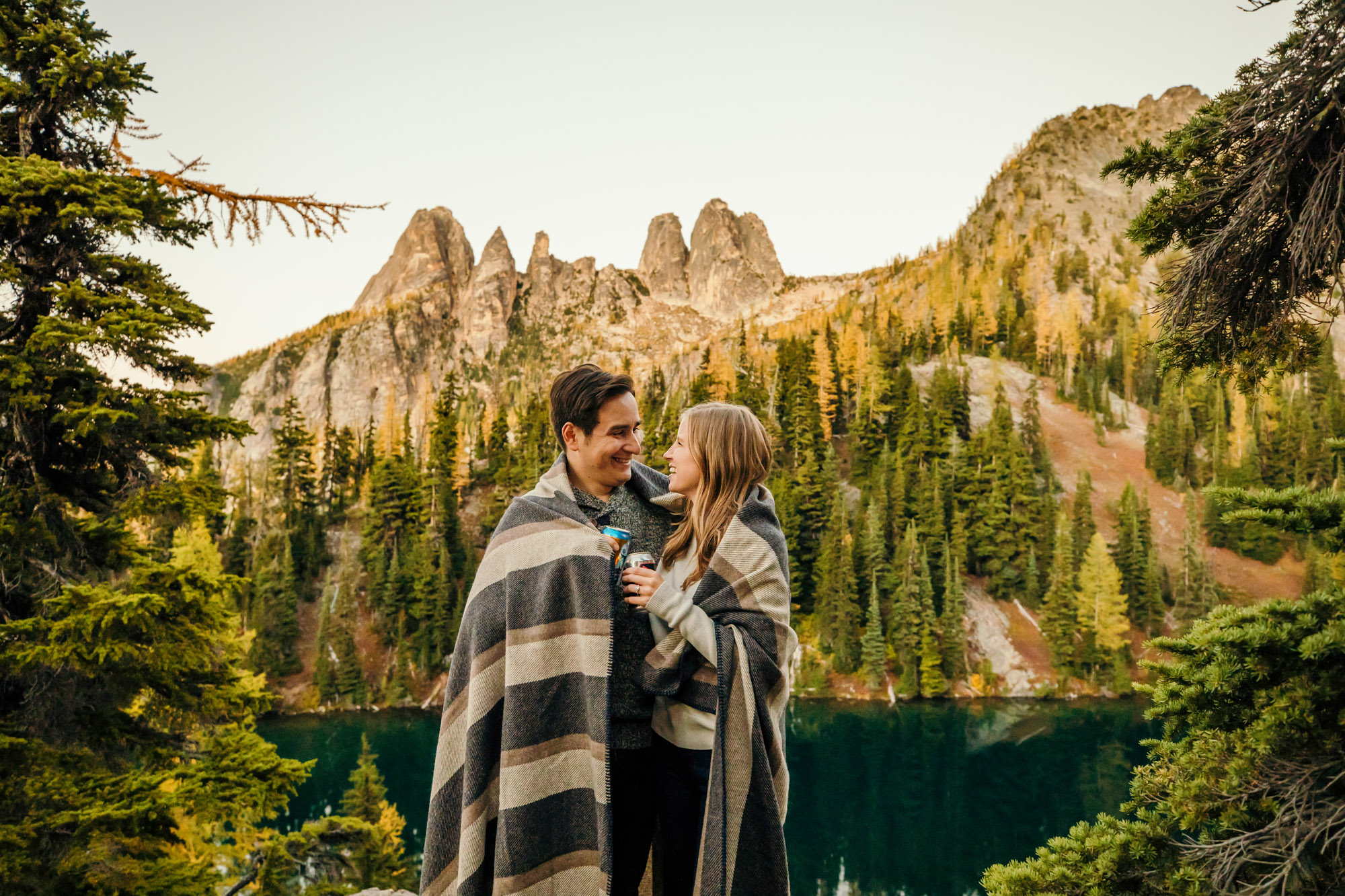 North Cascade Adventure engagement session by Seattle Wedding Photographer James Thomas Long Photography