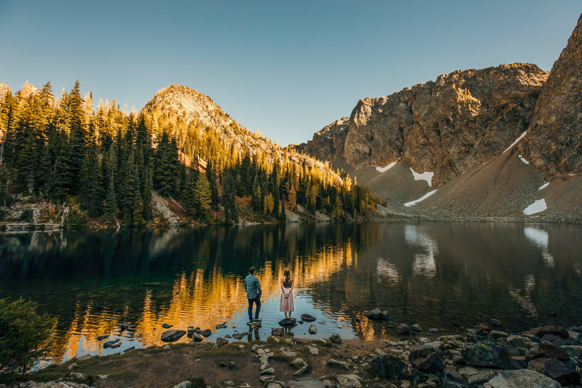 North Cascade Adventure engagement session by Seattle Wedding Photographer James Thomas Long Photography