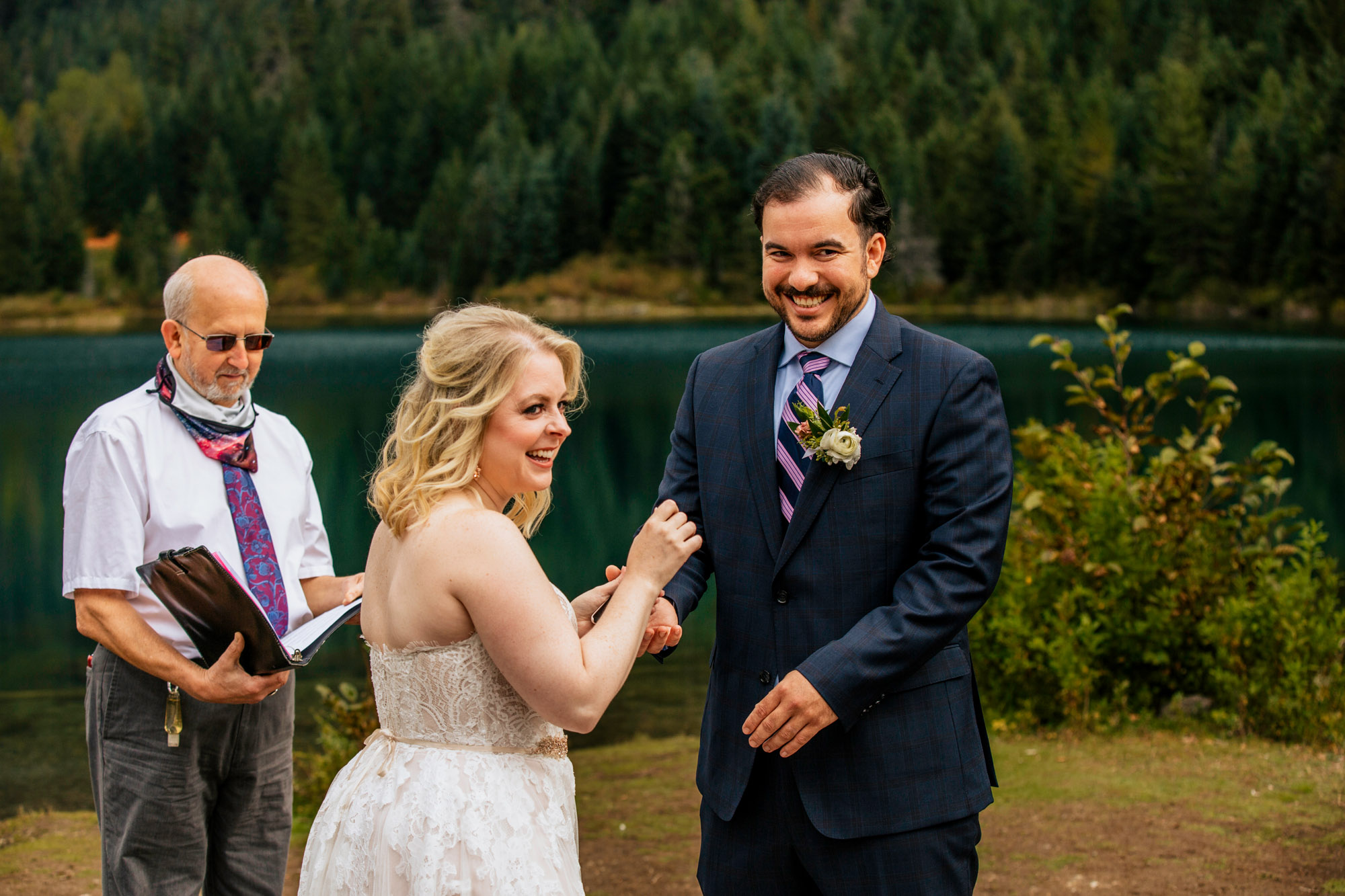 Adventure elopement in the Cascade Mountains by Seattle Wedding Photographer James Thomas Long Photography