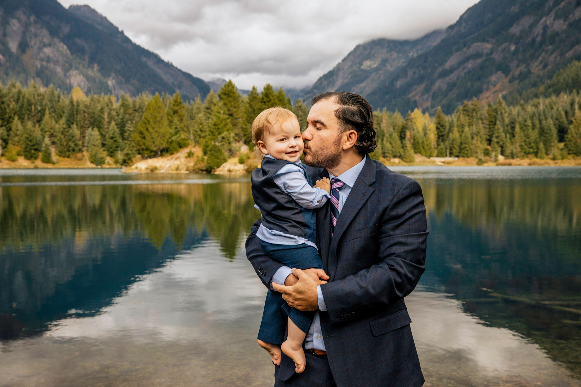 Adventure elopement in the Cascade Mountains by Seattle Wedding Photographer James Thomas Long Photography