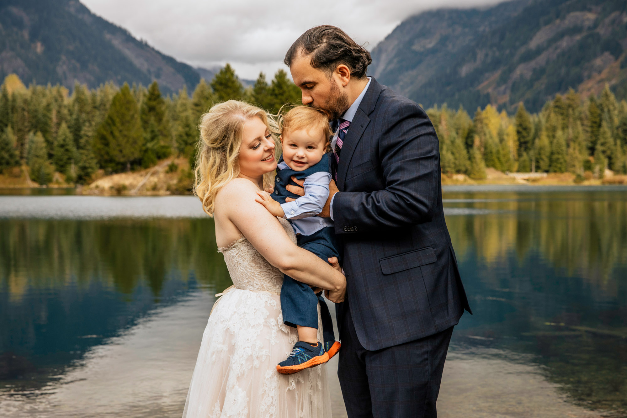 Adventure elopement in the Cascade Mountains by Seattle Wedding Photographer James Thomas Long Photography