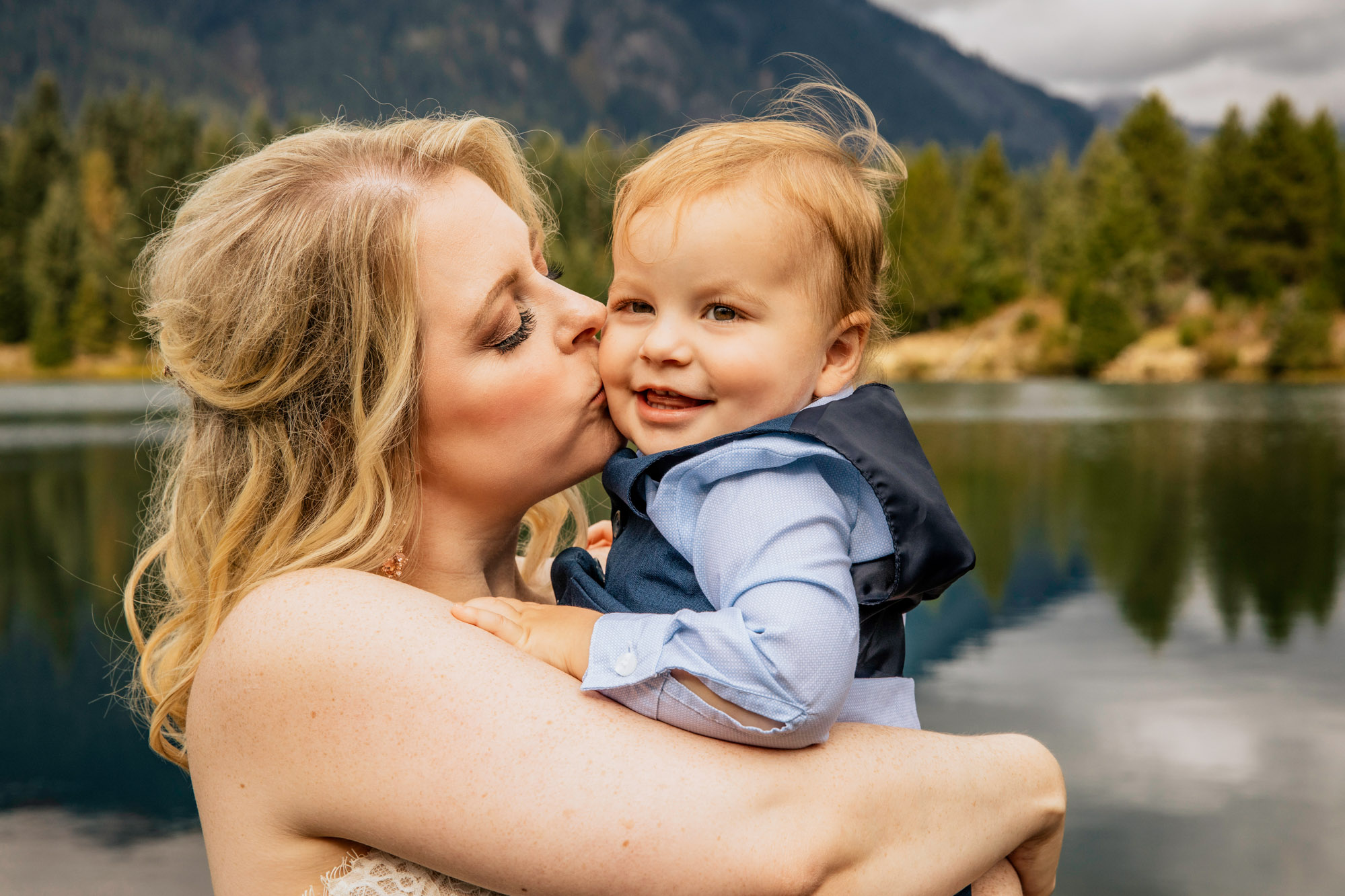 Adventure elopement in the Cascade Mountains by Seattle Wedding Photographer James Thomas Long Photography