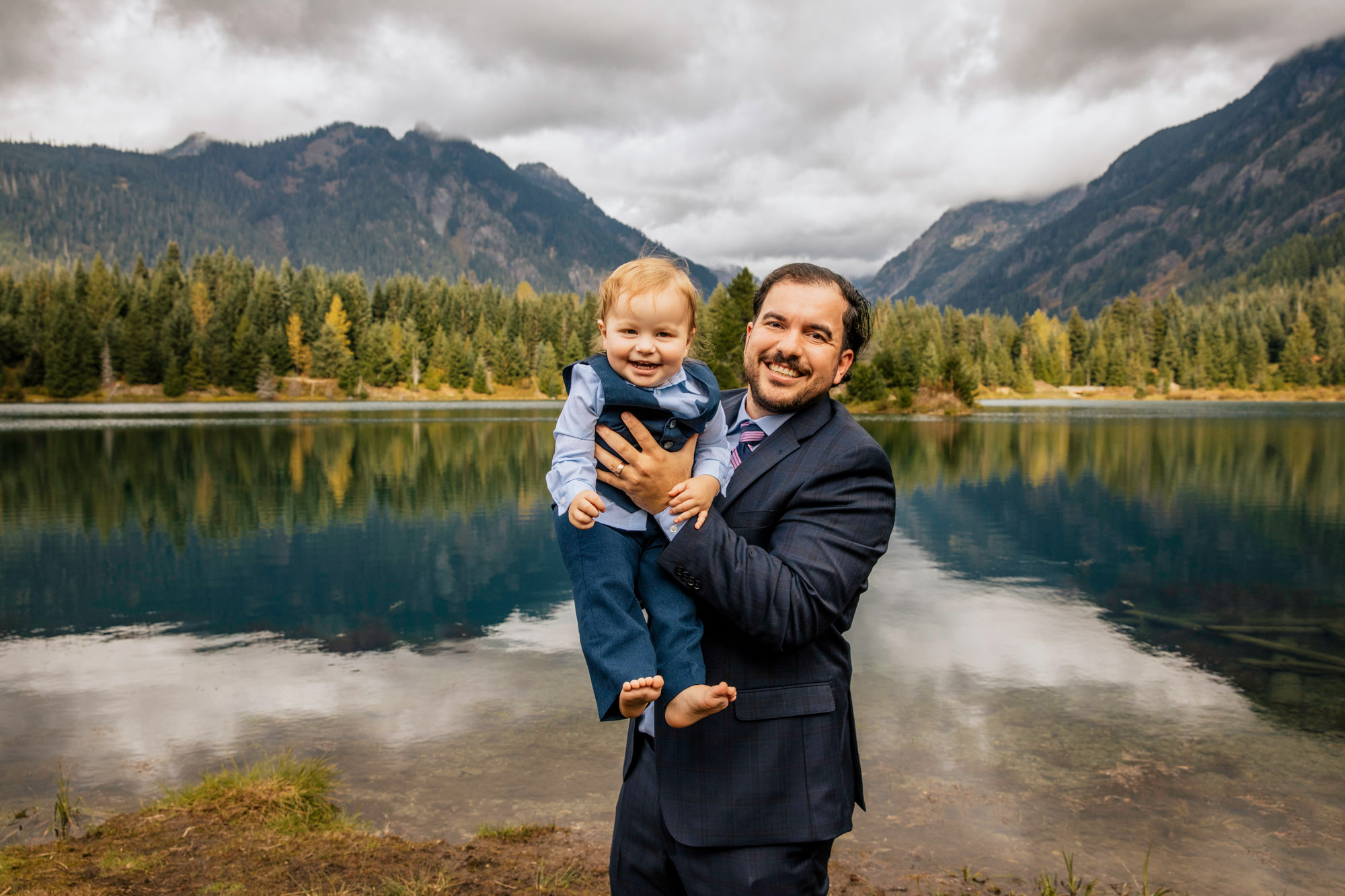 Adventure elopement in the Cascade Mountains by Seattle Wedding Photographer James Thomas Long Photography