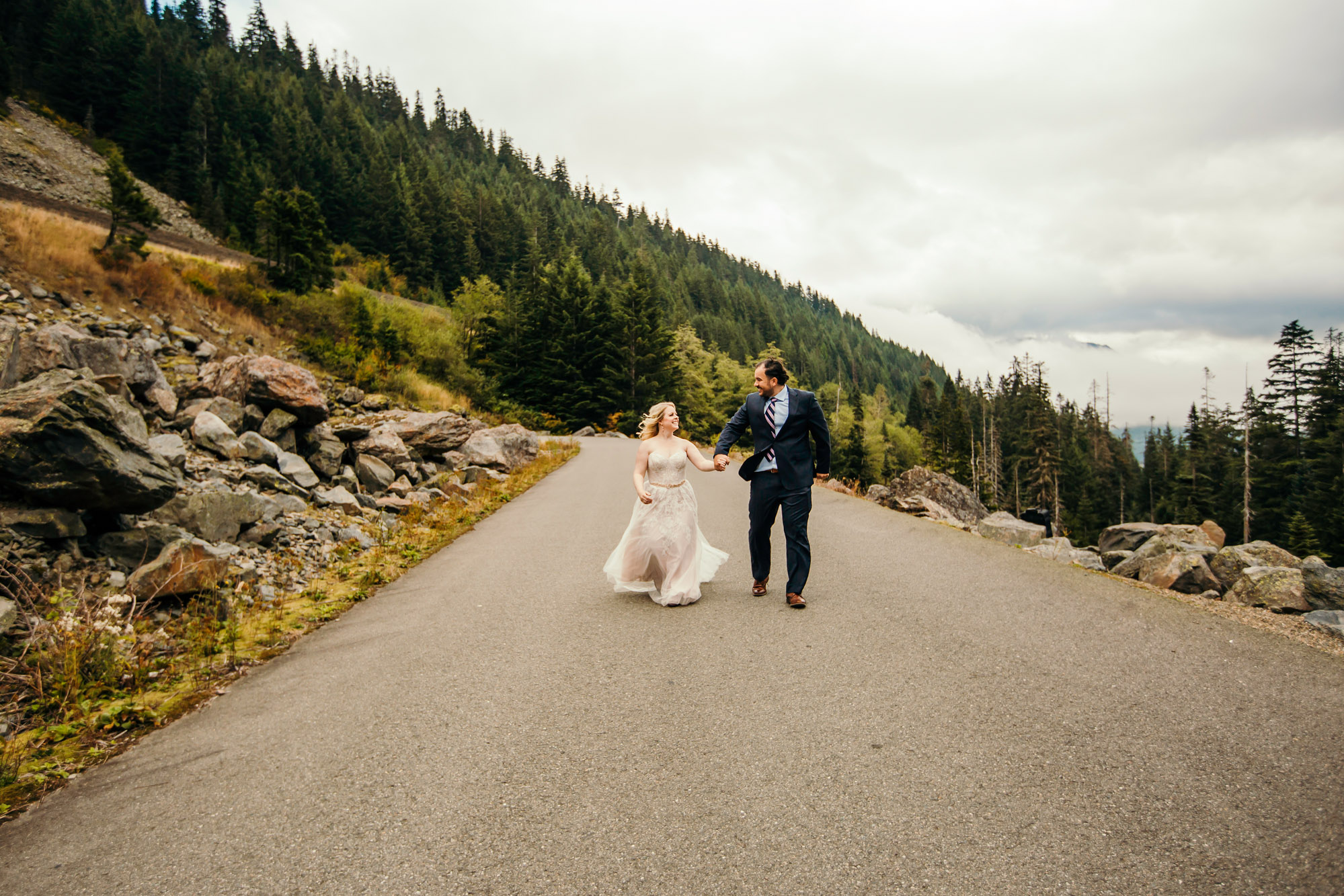 Adventure elopement in the Cascade Mountains by Seattle Wedding Photographer James Thomas Long Photography