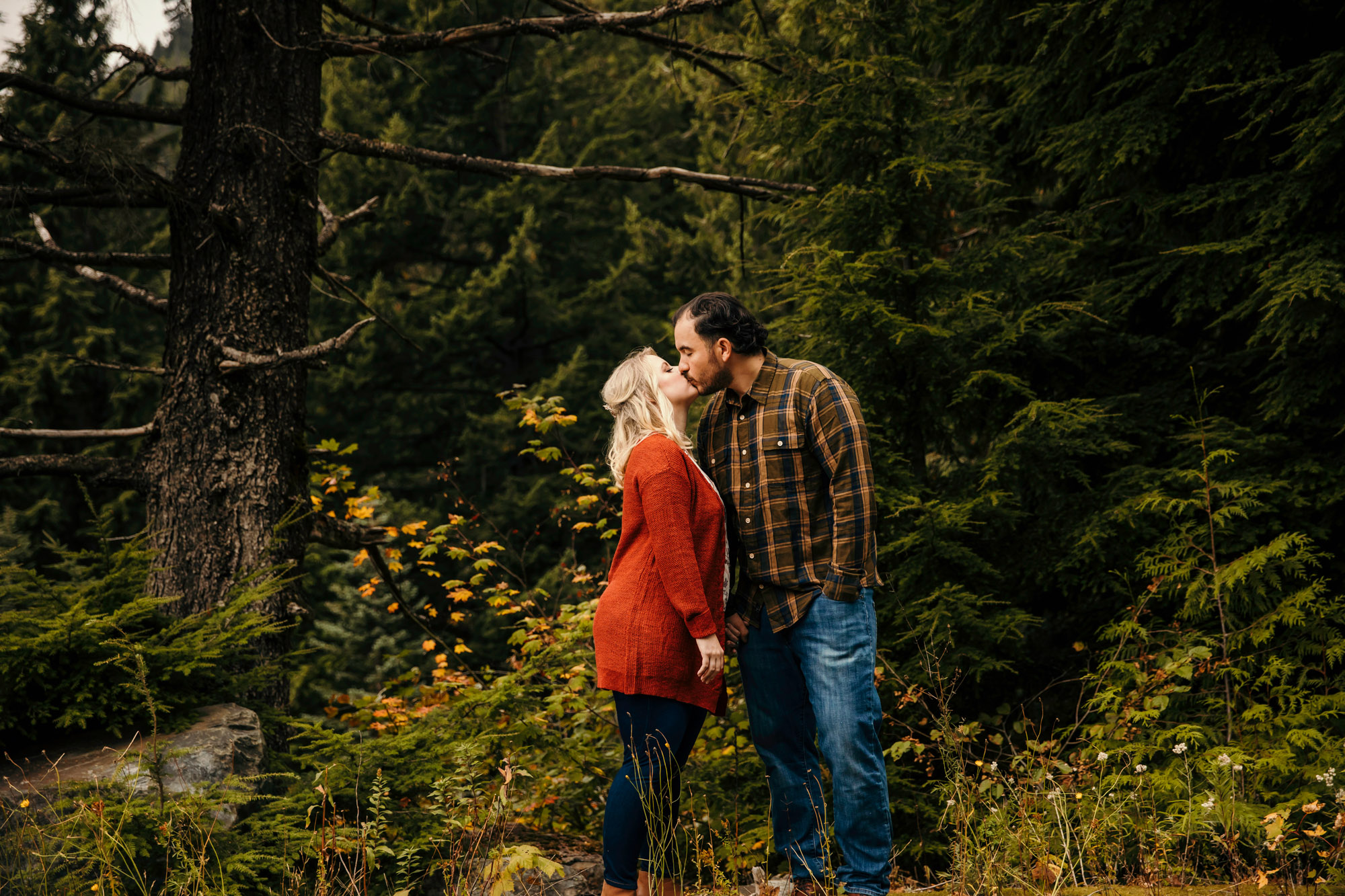 Adventure elopement in the Cascade Mountains by Seattle Wedding Photographer James Thomas Long Photography