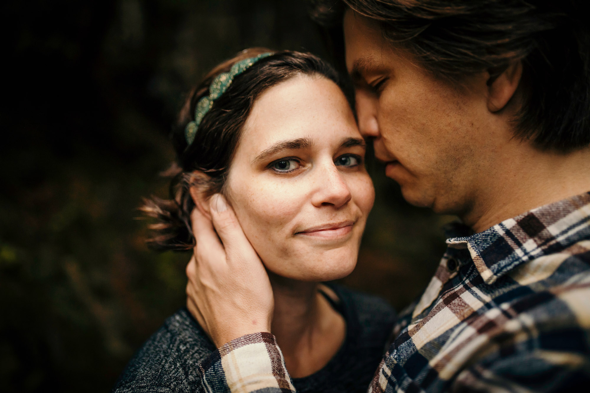 Cascade Mountain adventure engagement session by Seattle wedding photographer James Thomas Long Photography