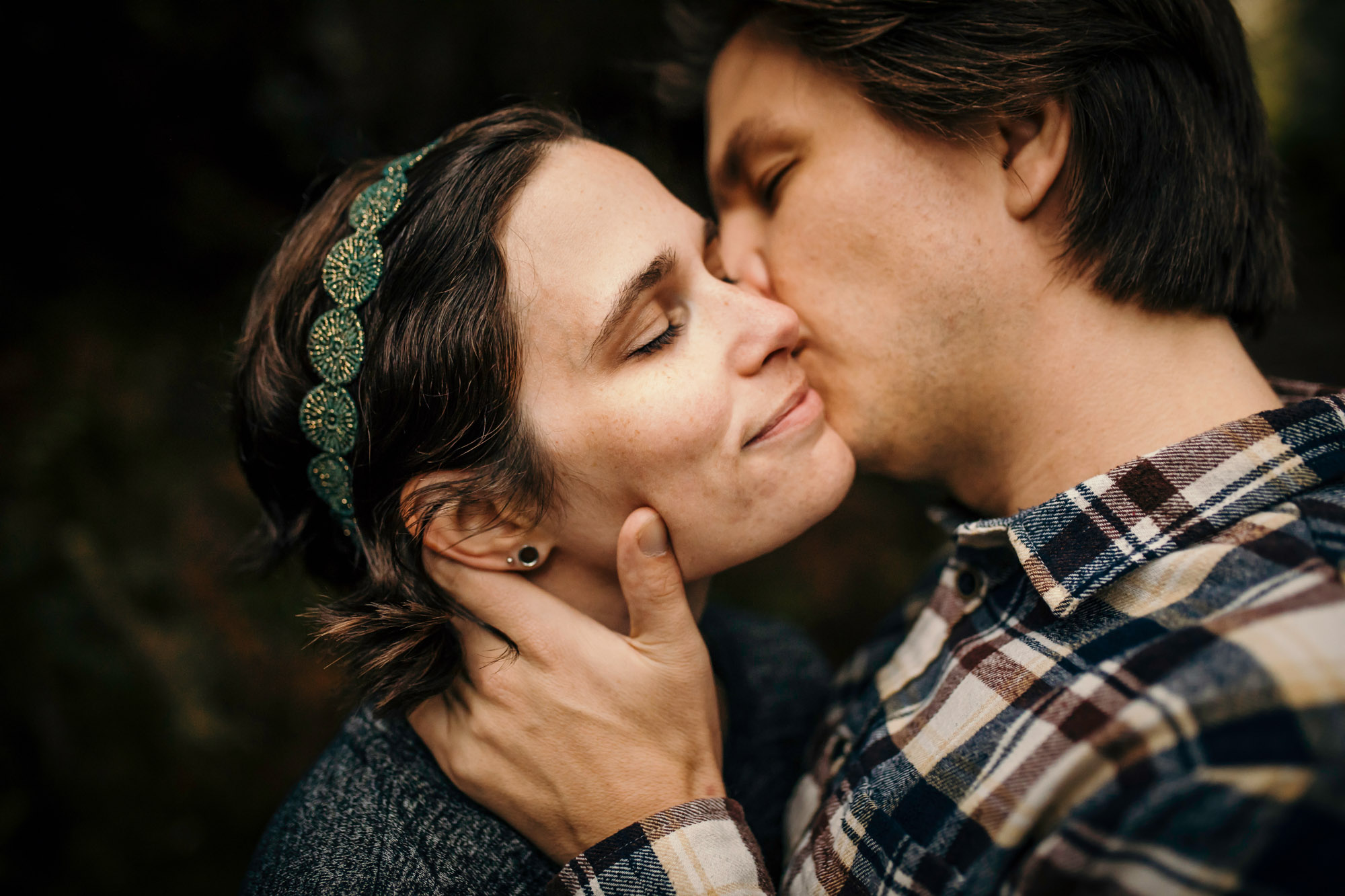 Cascade Mountain adventure engagement session by Seattle wedding photographer James Thomas Long Photography