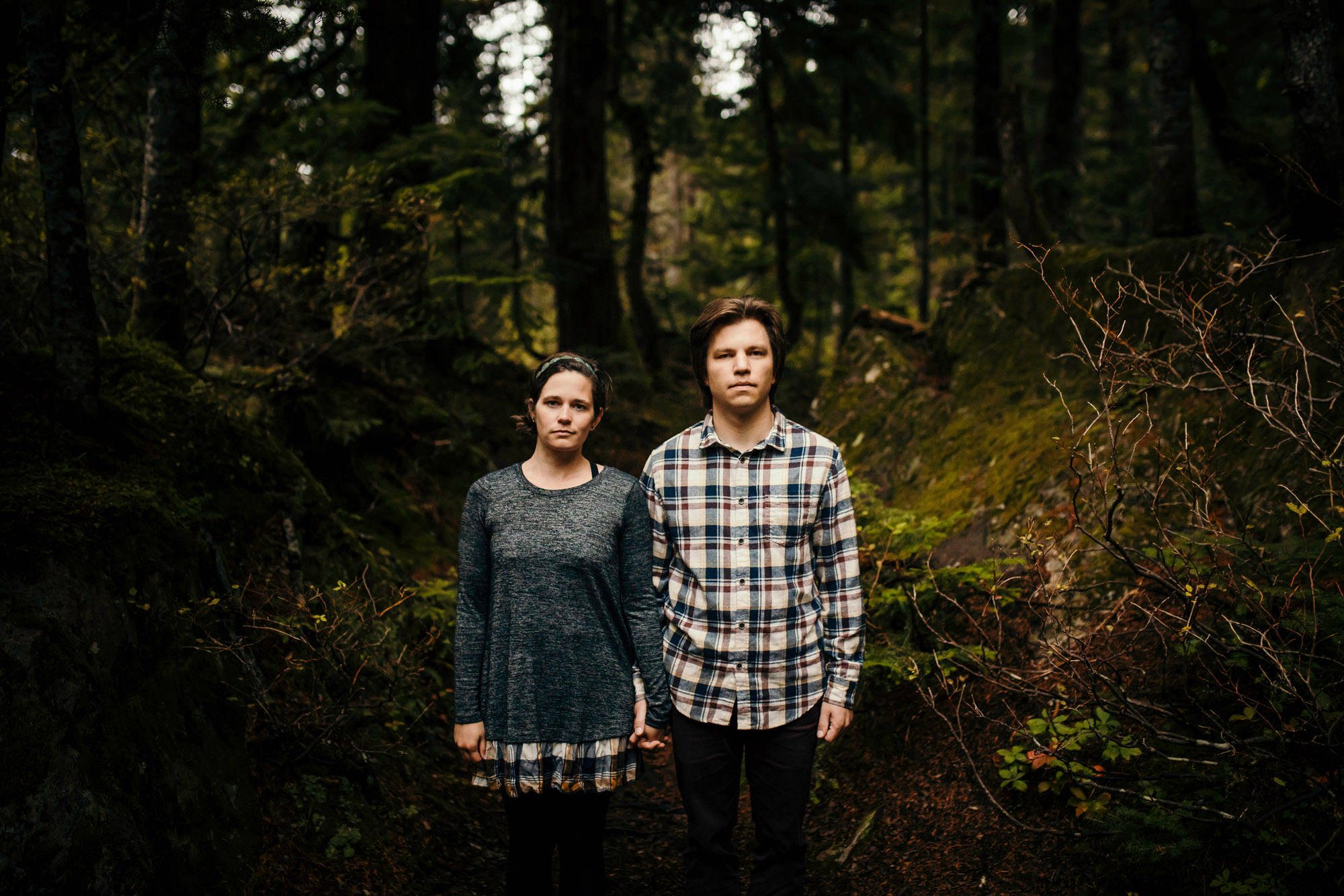 Cascade Mountain adventure engagement session by Seattle wedding photographer James Thomas Long Photography