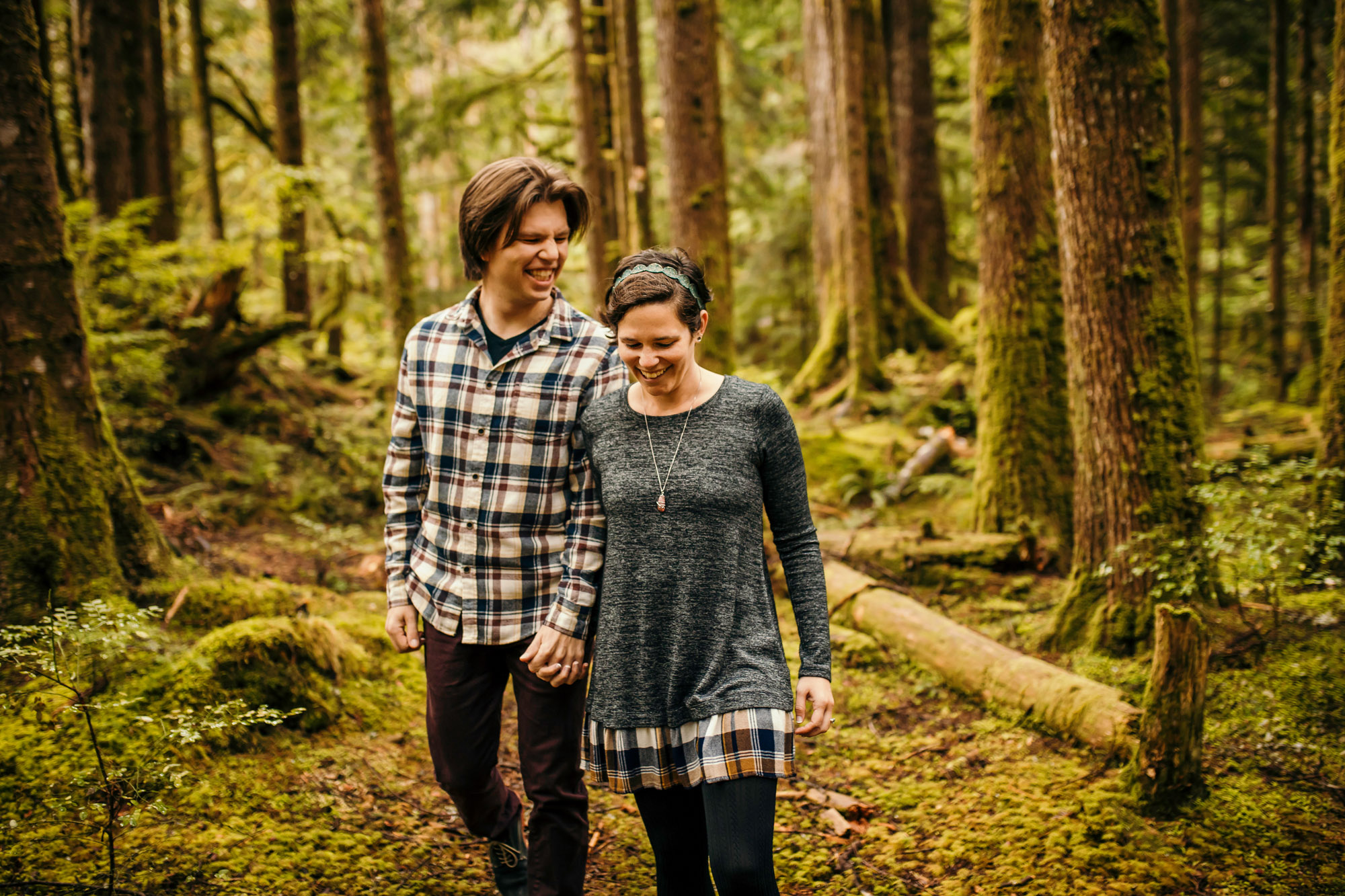 Cascade Mountain adventure engagement session by Seattle wedding photographer James Thomas Long Photography