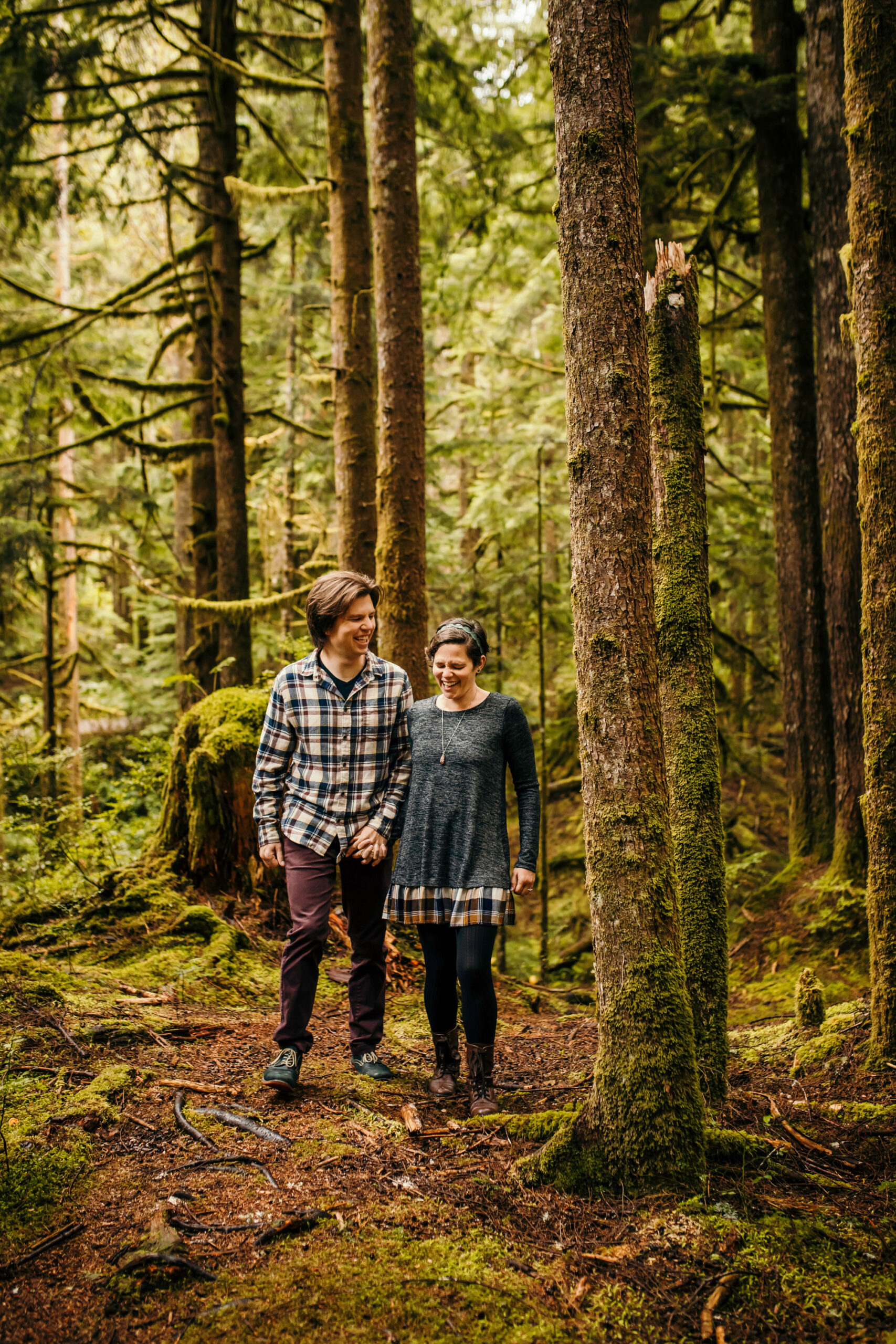 Cascade Mountain adventure engagement session by Seattle wedding photographer James Thomas Long Photography