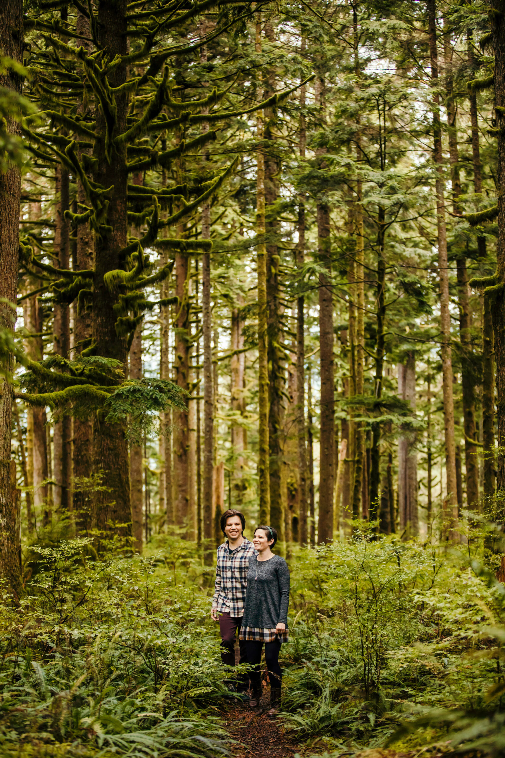 Cascade Mountain adventure engagement session by Seattle wedding photographer James Thomas Long Photography