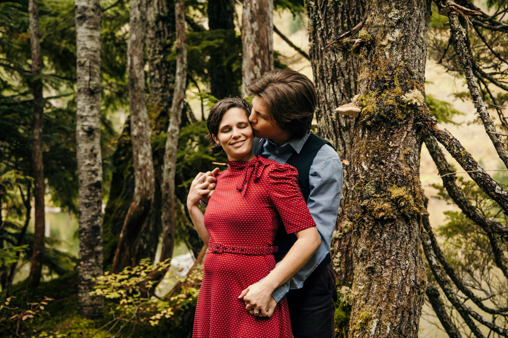 Cascade Mountain adventure engagement session by Seattle wedding photographer James Thomas Long Photography