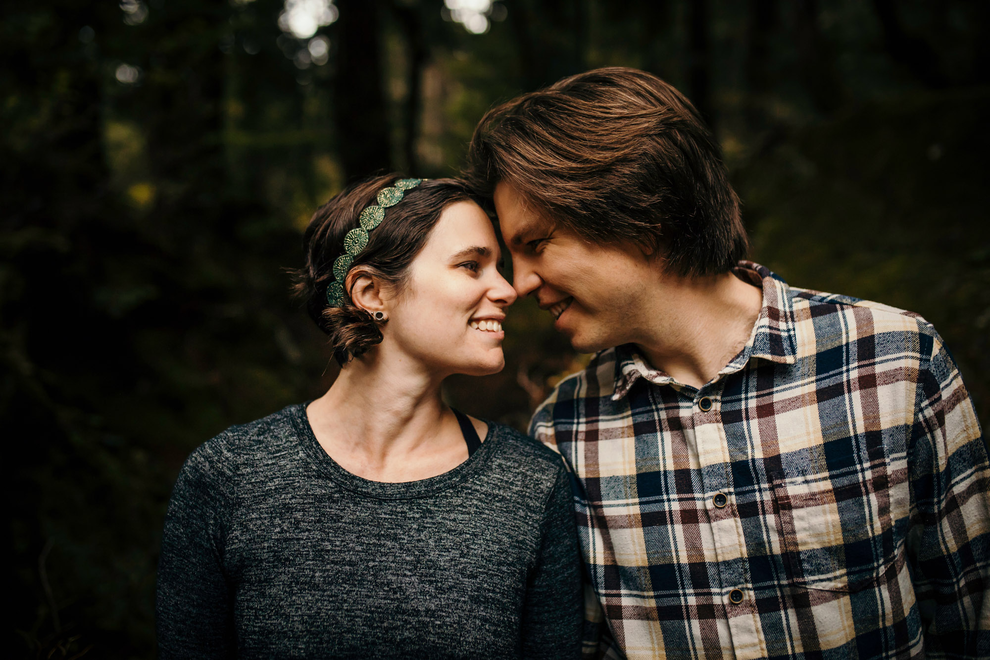 Cascade Mountain adventure engagement session by Seattle wedding photographer James Thomas Long Photography