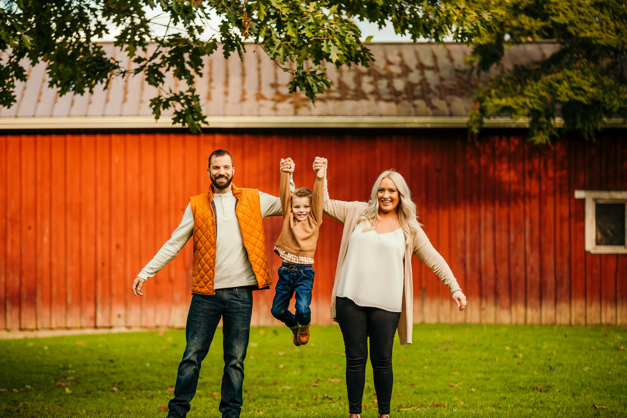 Family of three by Seattle Family Photographer James Thomas Long Photography