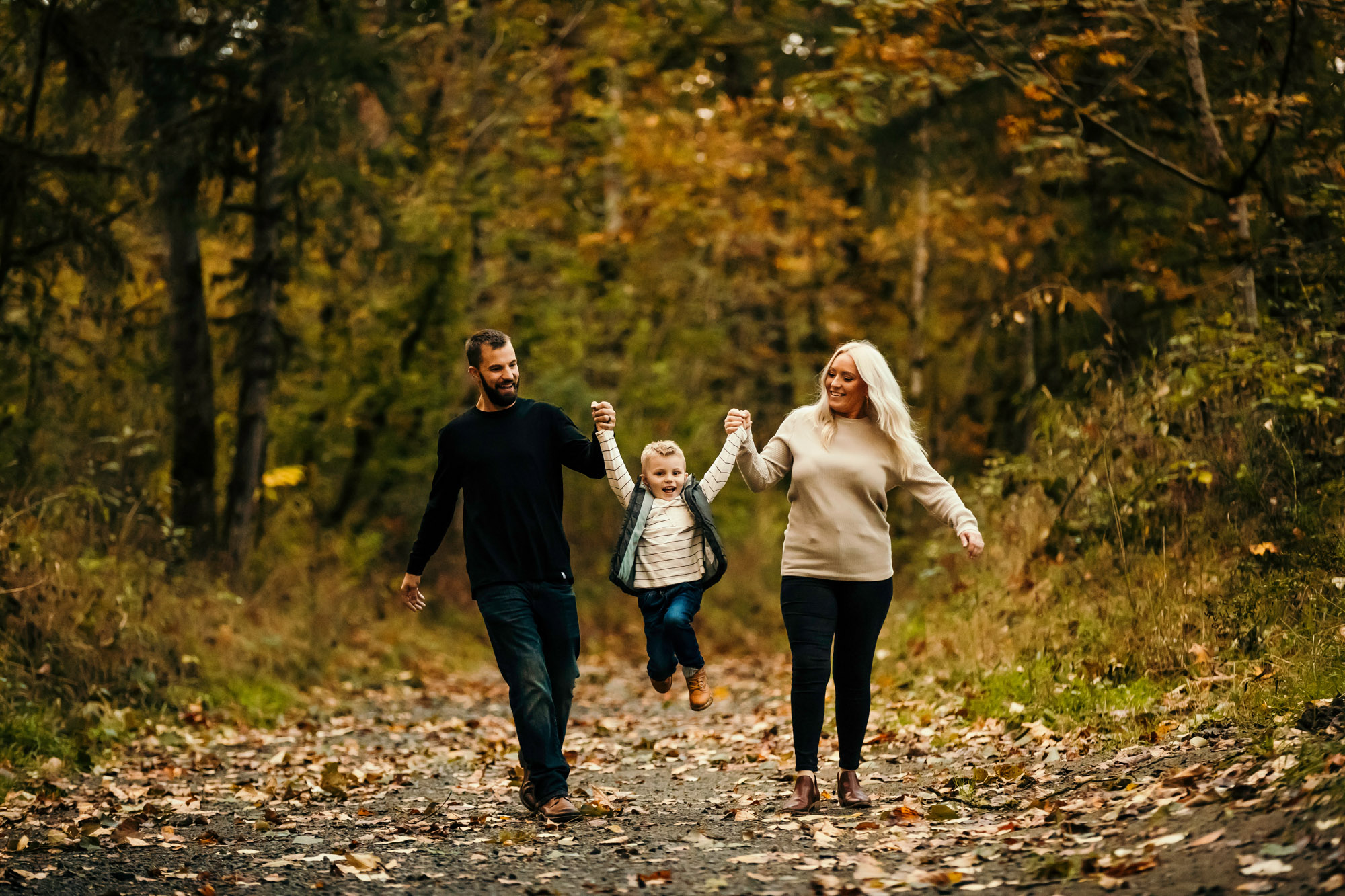 Family of three by Seattle Family Photographer James Thomas Long Photography