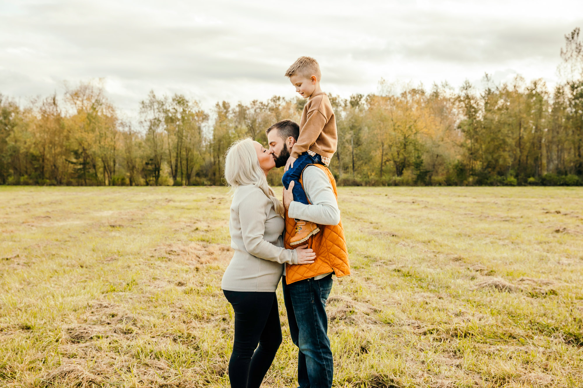 Family of three by Seattle Family Photographer James Thomas Long Photography