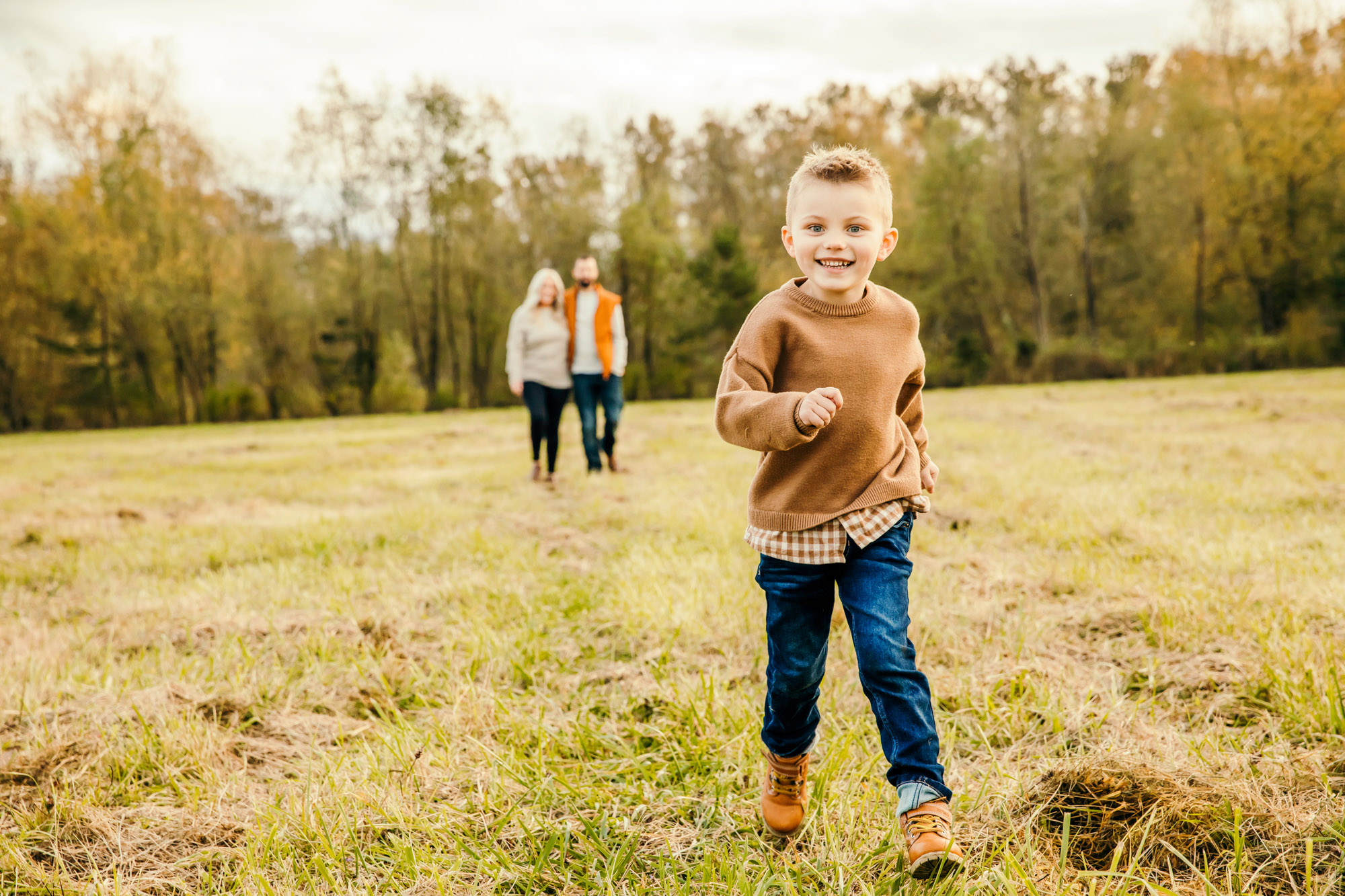 Family of three by Seattle Family Photographer James Thomas Long Photography