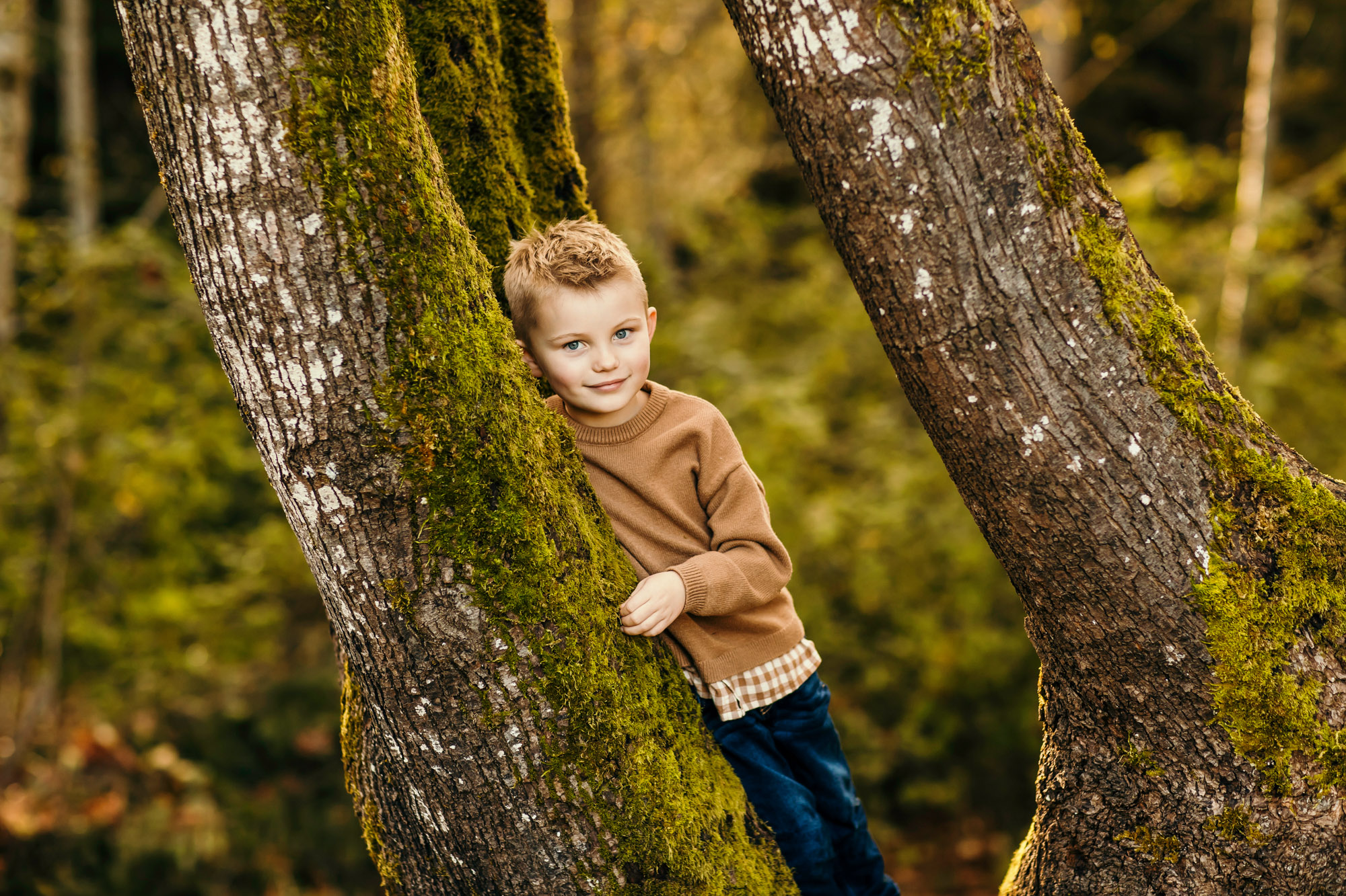 Family of three by Seattle Family Photographer James Thomas Long Photography