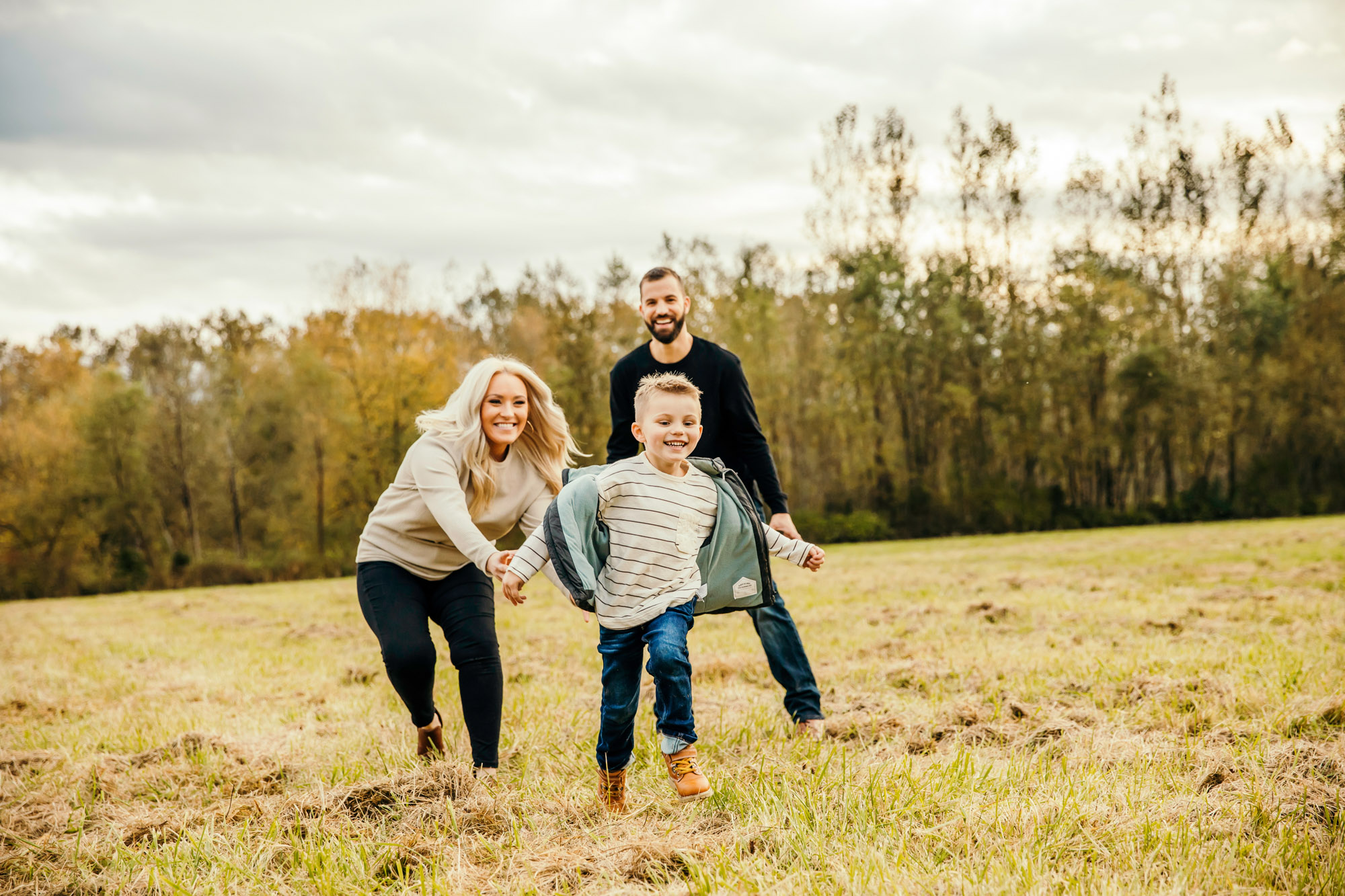 Family of three by Seattle Family Photographer James Thomas Long Photography