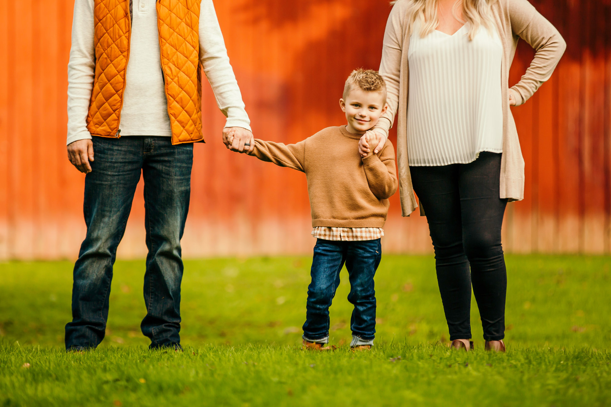 Family of three by Seattle Family Photographer James Thomas Long Photography