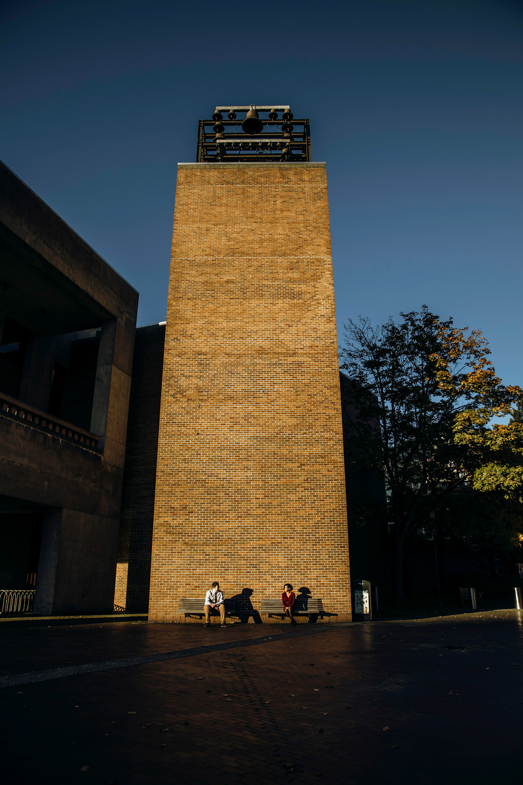 University of Washington engagement session by Seattle wedding photographer James Thomas Long Photography