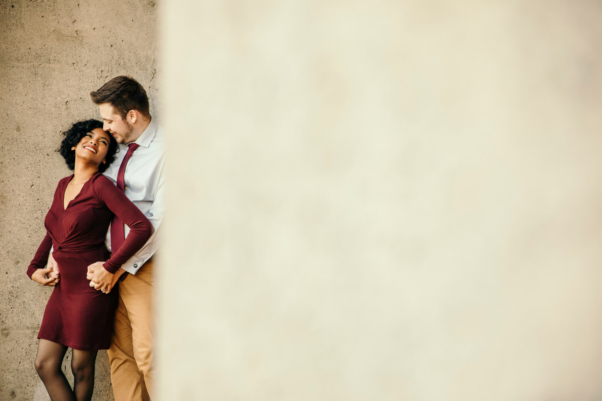 University of Washington engagement session by Seattle wedding photographer James Thomas Long Photography