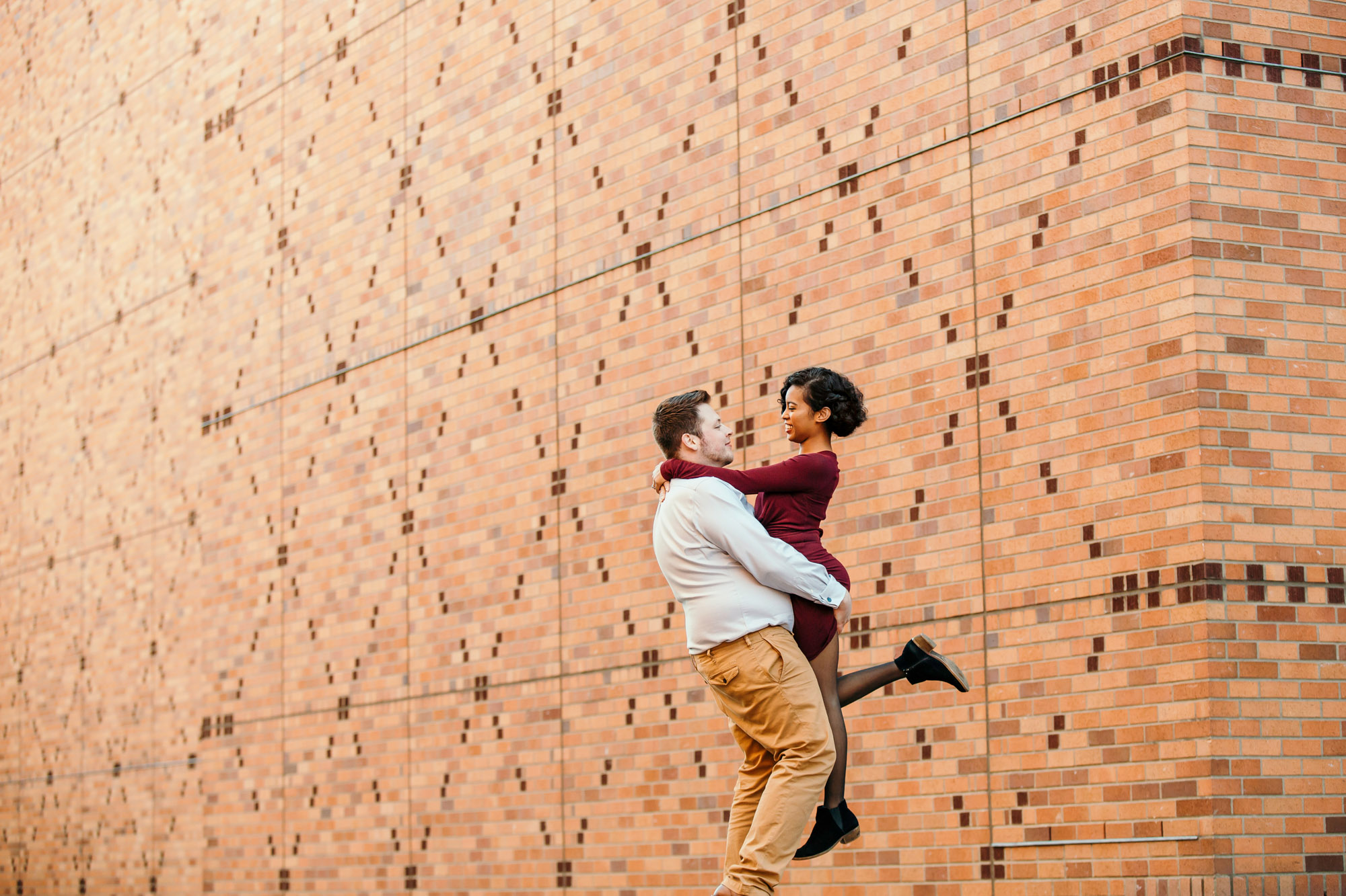 University of Washington engagement session by Seattle wedding photographer James Thomas Long Photography