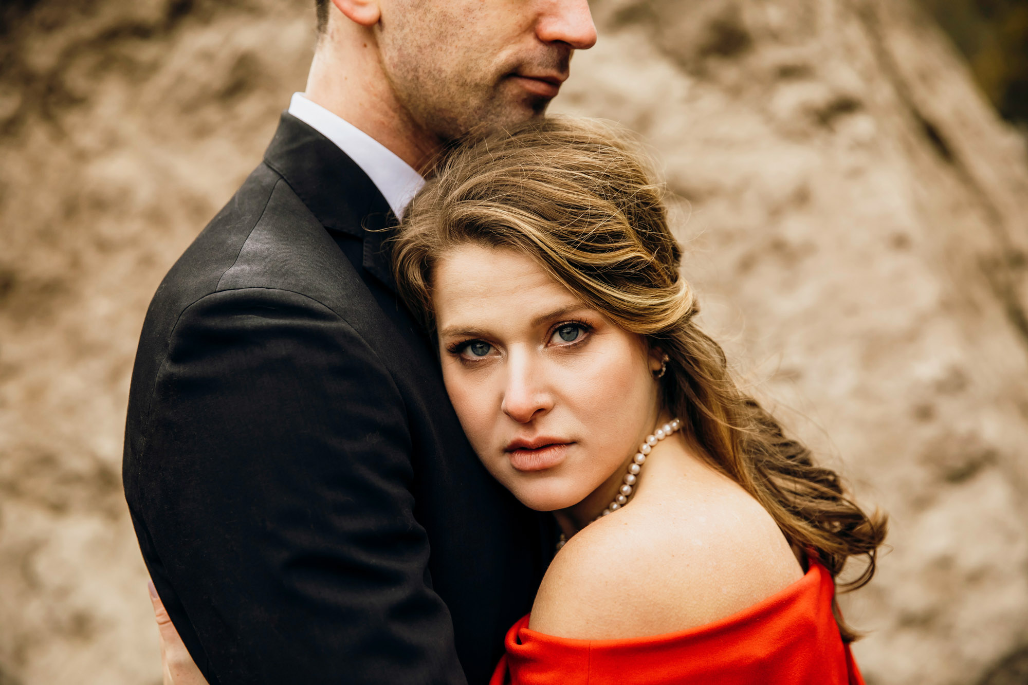 Adventure engagement session in the Cascade Mountains by Seattle wedding photographer James Thomas Long Photography