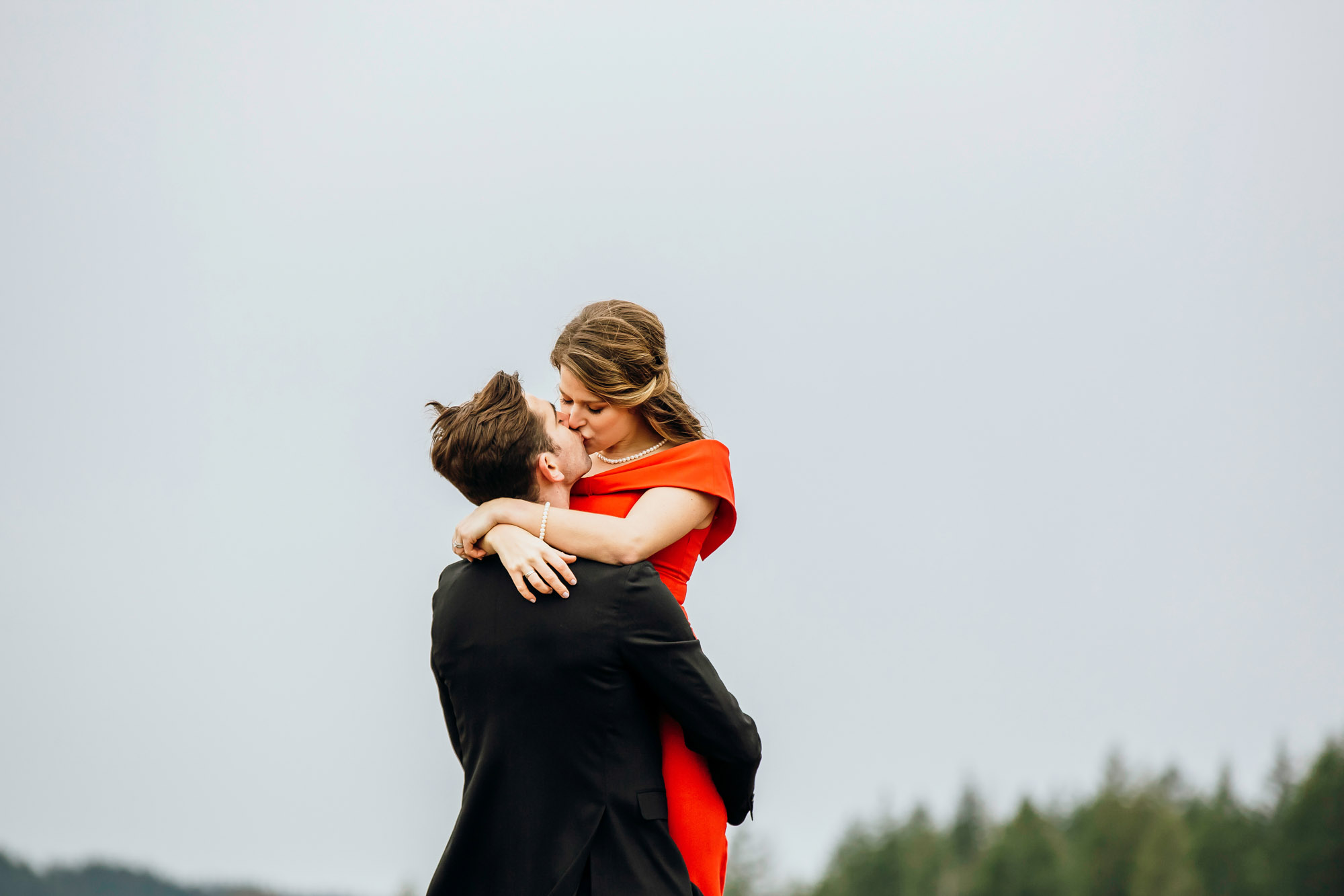 Adventure engagement session in the Cascade Mountains by Seattle wedding photographer James Thomas Long Photography