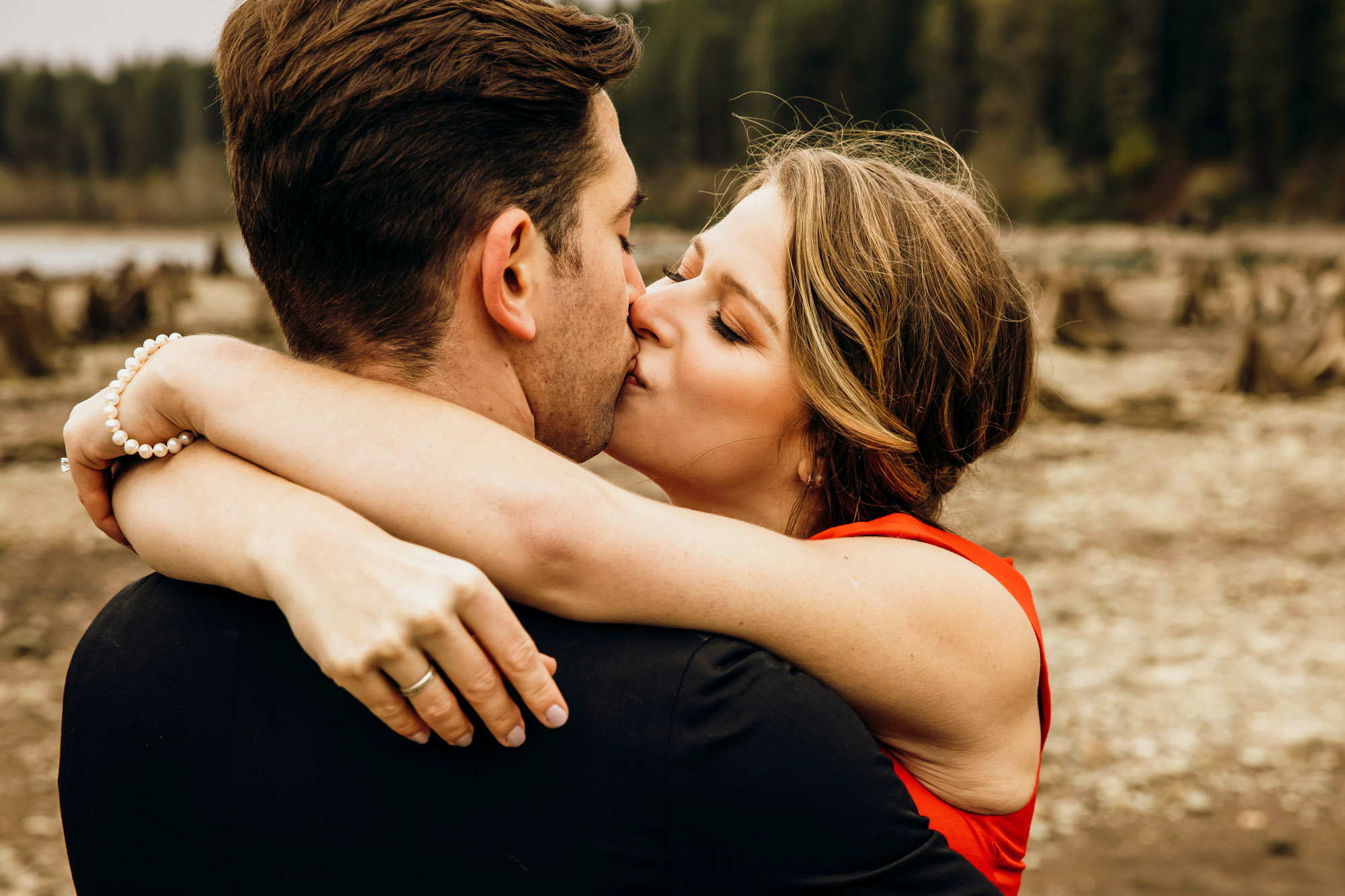 Adventure engagement session in the Cascade Mountains by Seattle wedding photographer James Thomas Long Photography