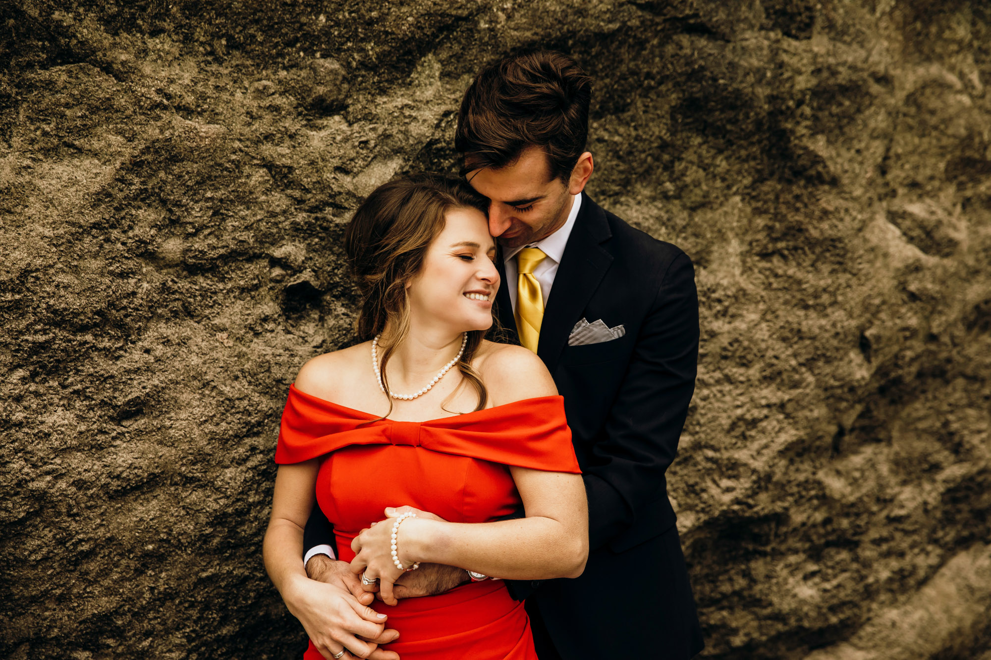 Adventure engagement session in the Cascade Mountains by Seattle wedding photographer James Thomas Long Photography