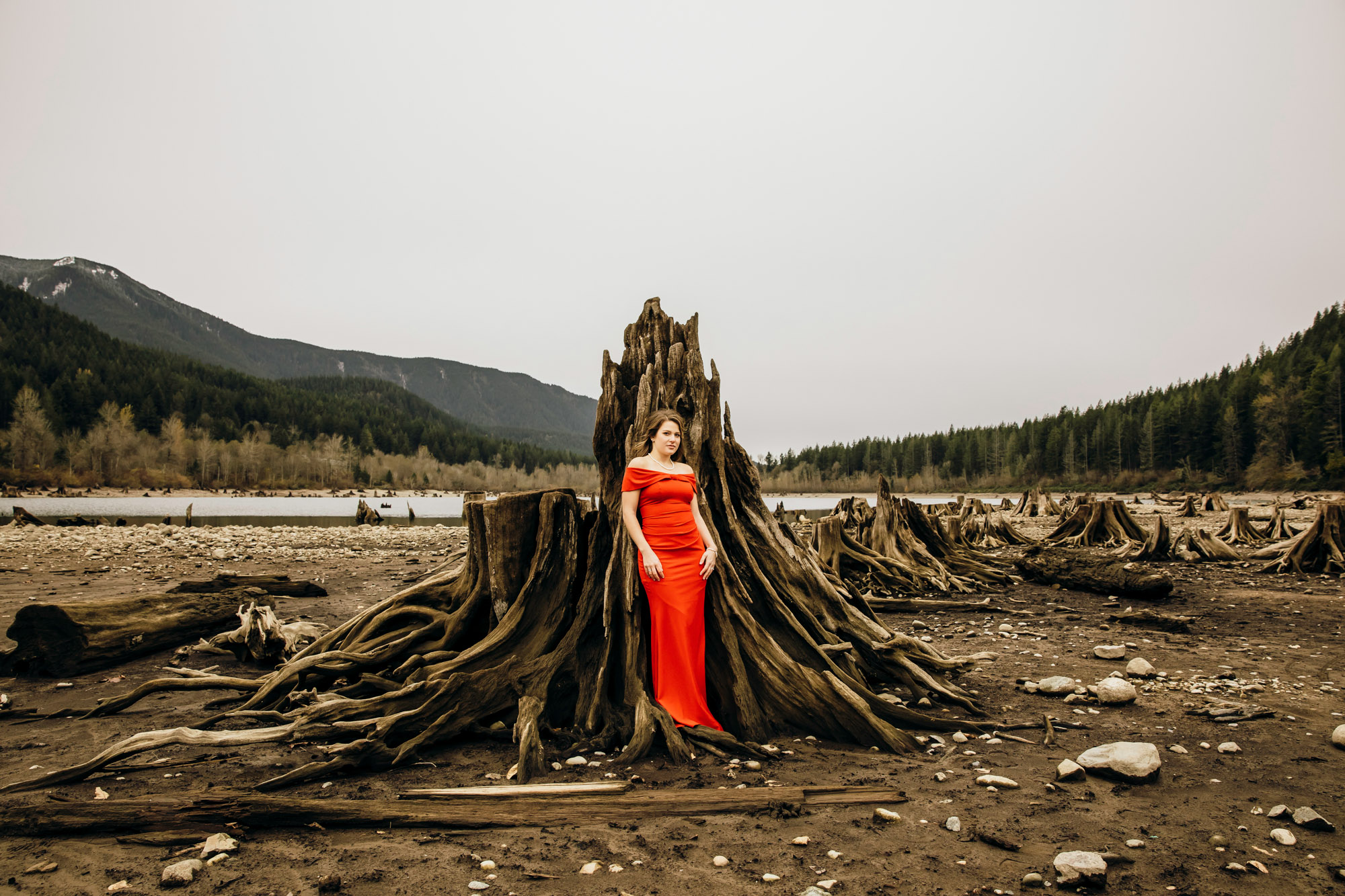 Adventure engagement session in the Cascade Mountains by Seattle wedding photographer James Thomas Long Photography