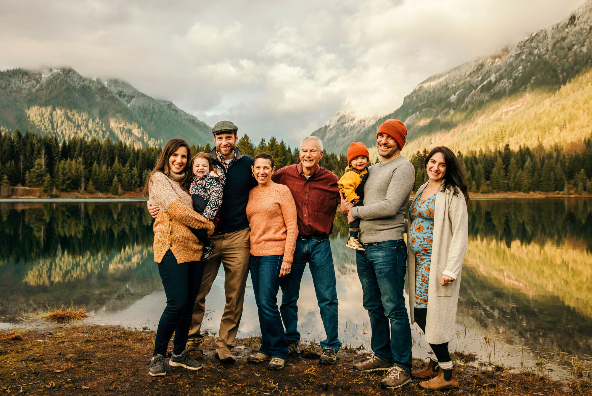 Seattle extended family photography session by Seattle family photographer James Thomas Long Photography