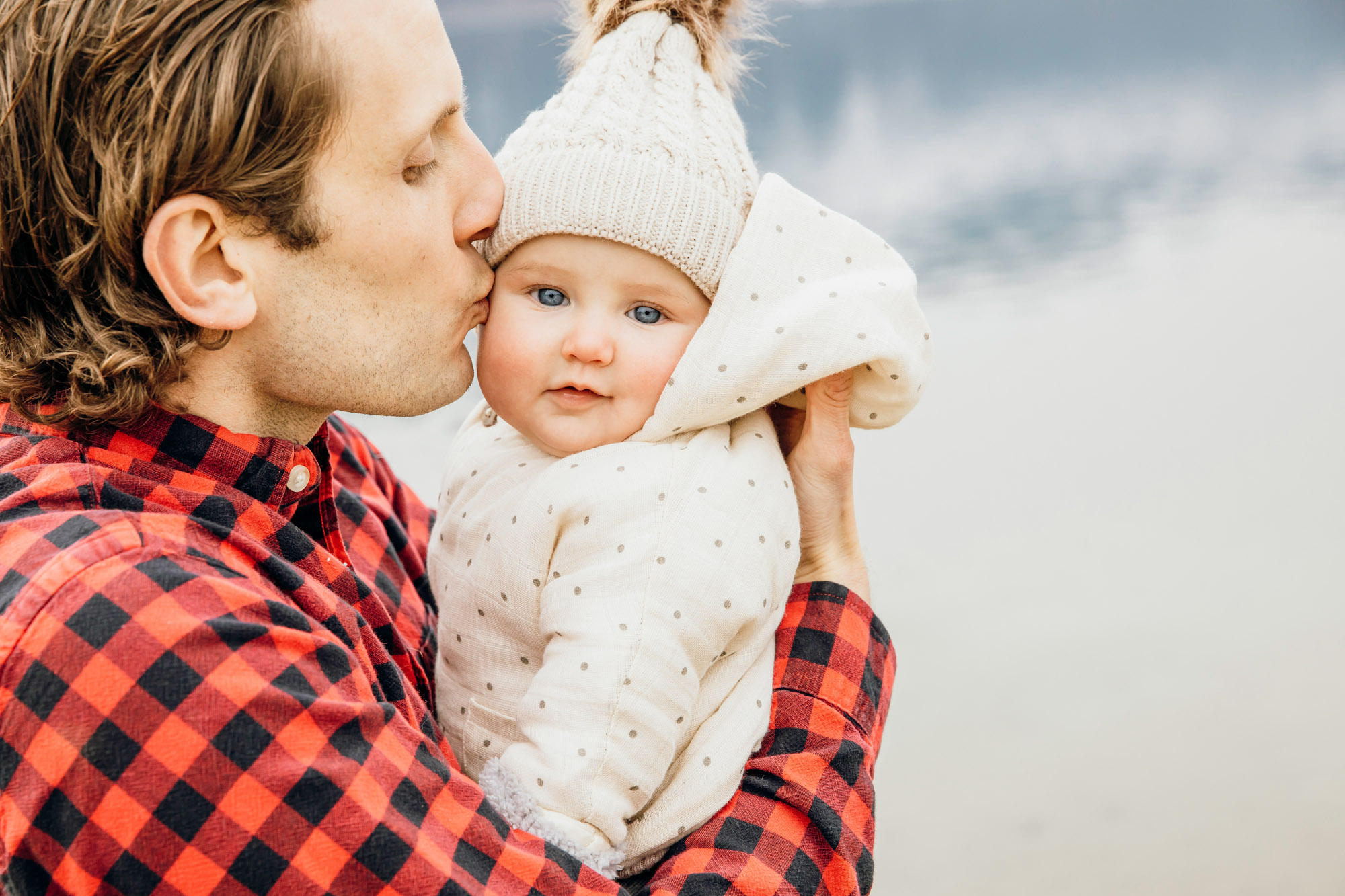 Family and baby session in the Cascade mountains by Seattle family photographer James Thomas Long Photography