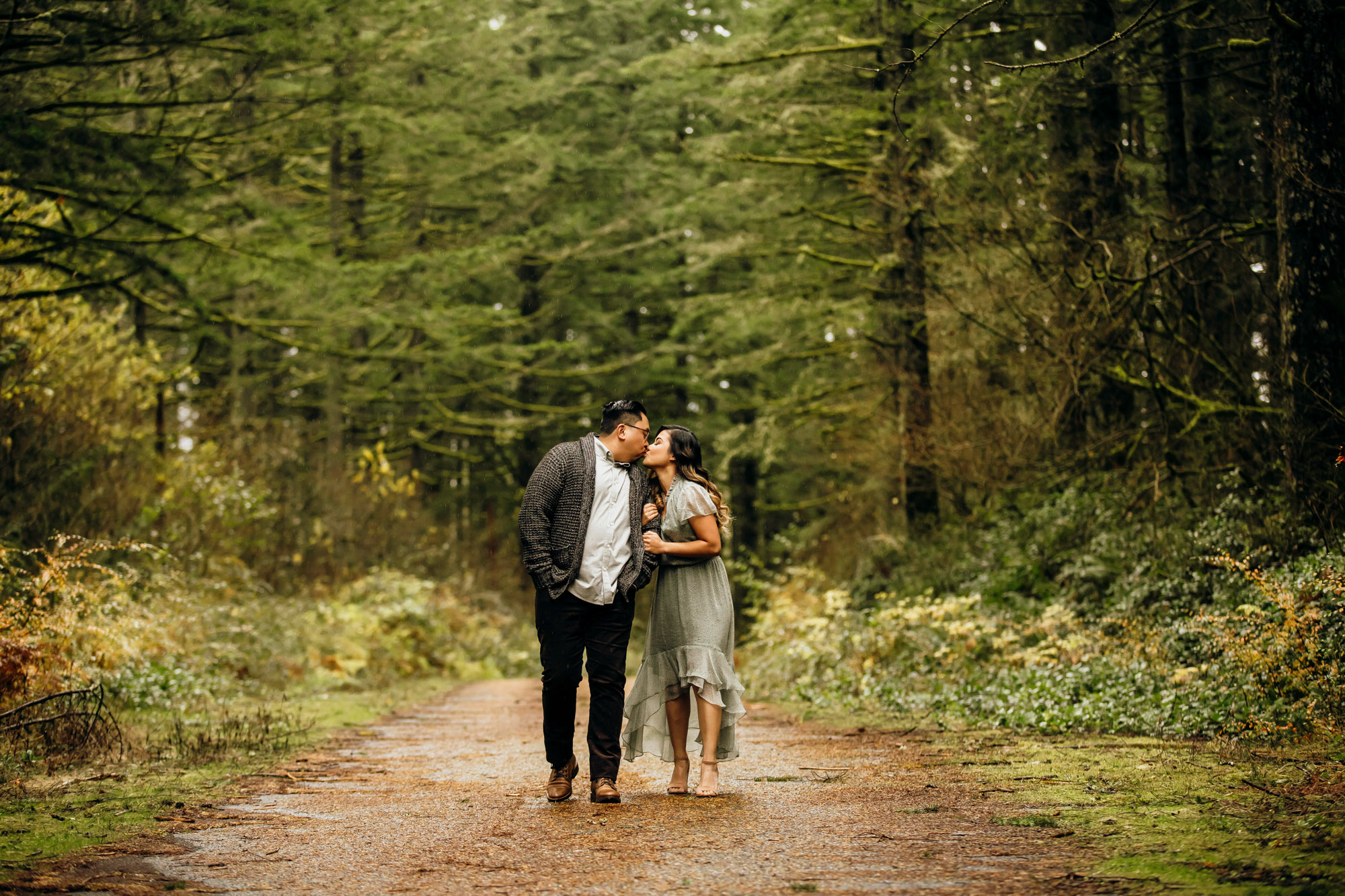 Snoqualmie and North Bend engagement session by Seattle wedding photographer James Thomas Long Photography