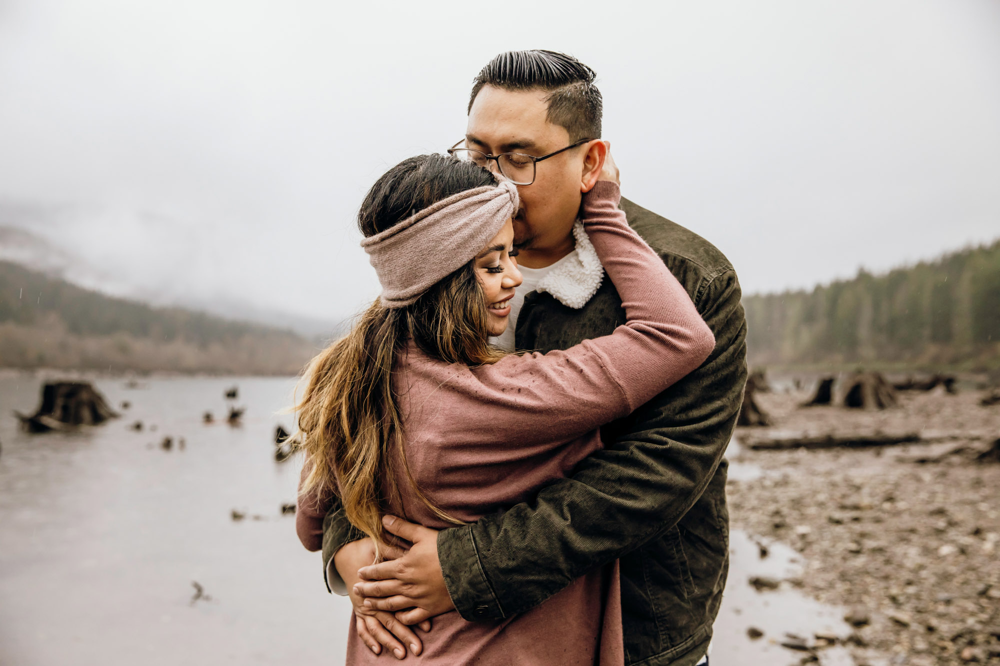 Snoqualmie and North Bend engagement session by Seattle wedding photographer James Thomas Long Photography