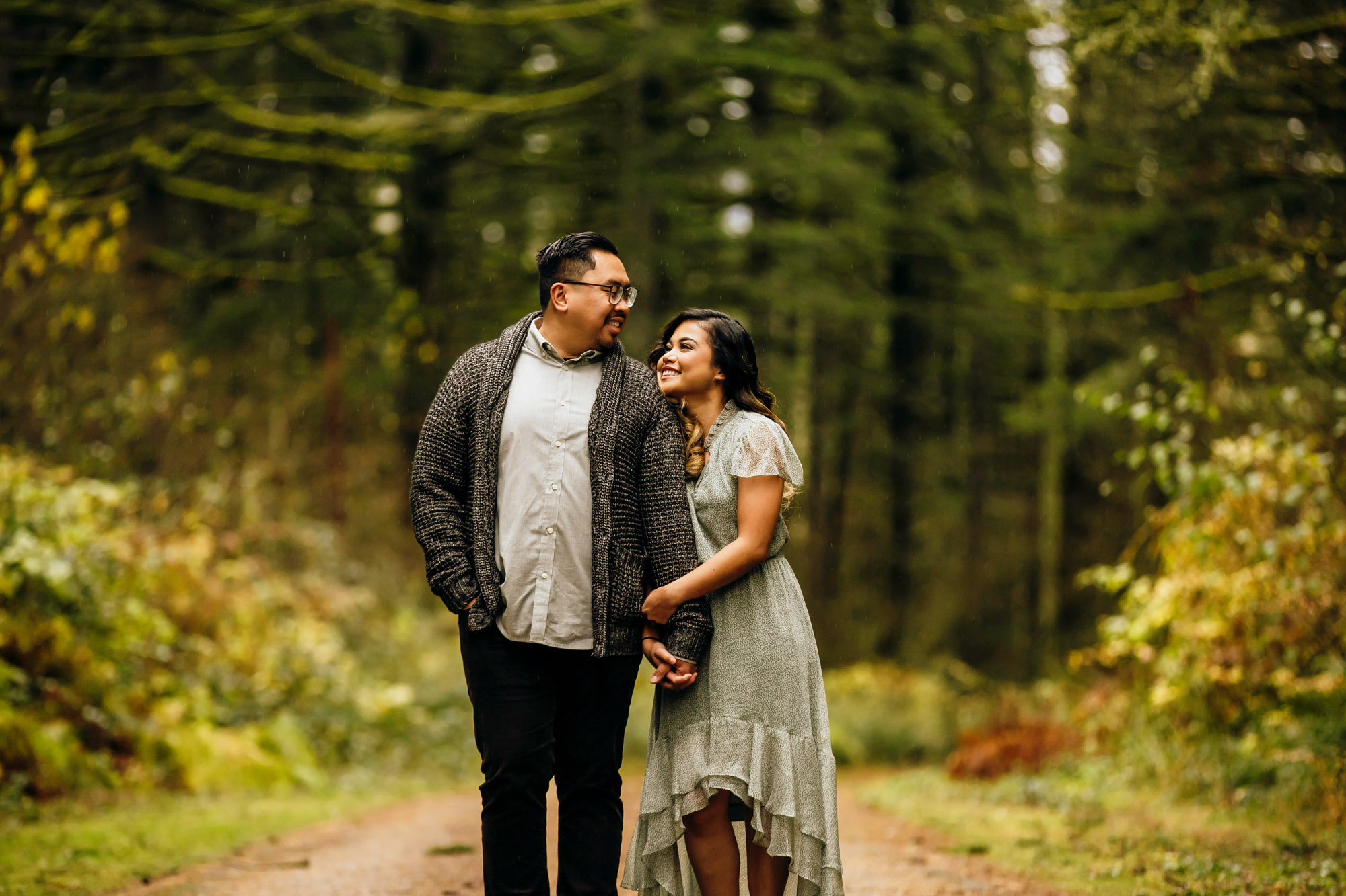 Snoqualmie and North Bend engagement session by Seattle wedding photographer James Thomas Long Photography