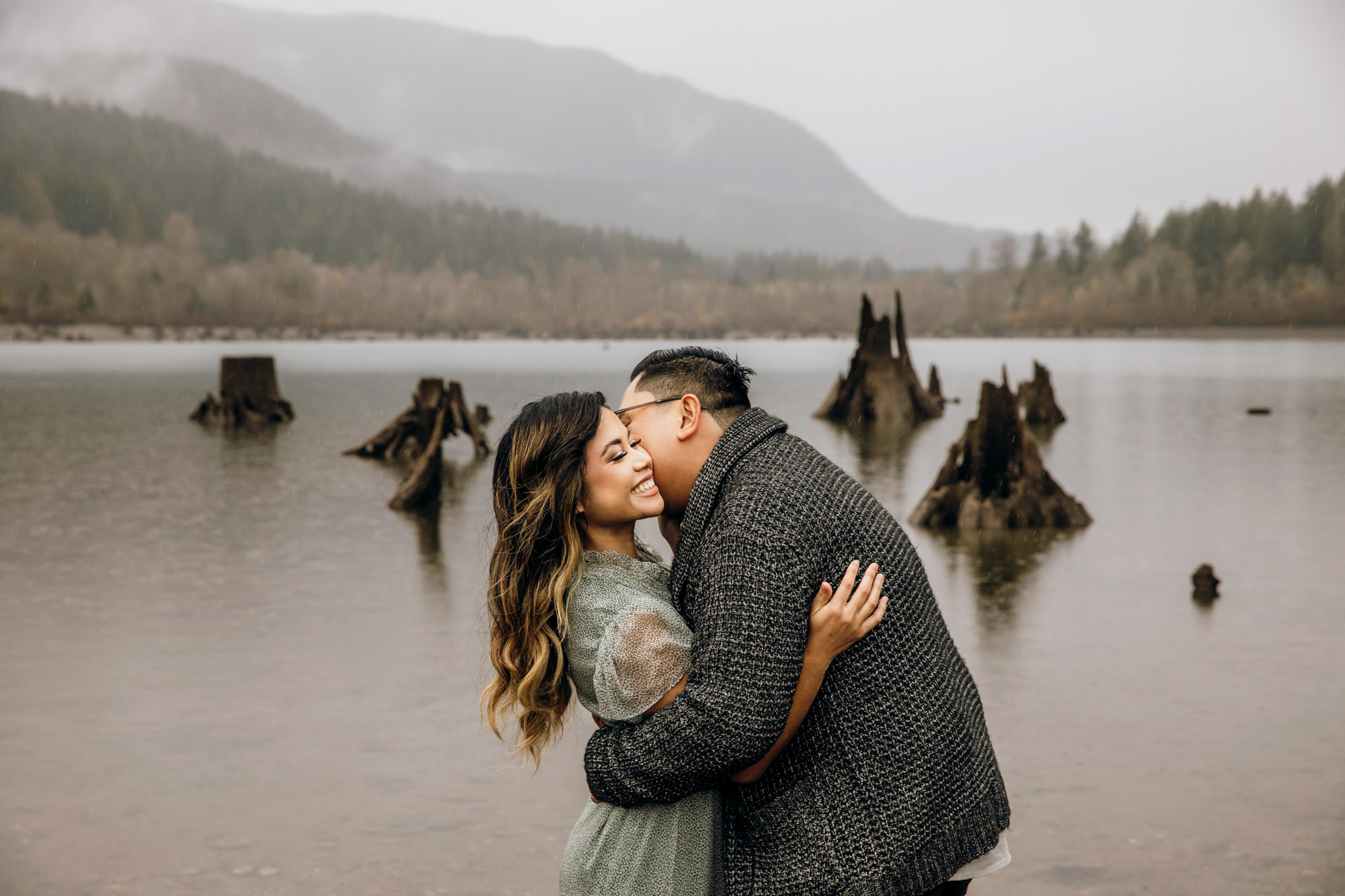 Snoqualmie and North Bend engagement session by Seattle wedding photographer James Thomas Long Photography