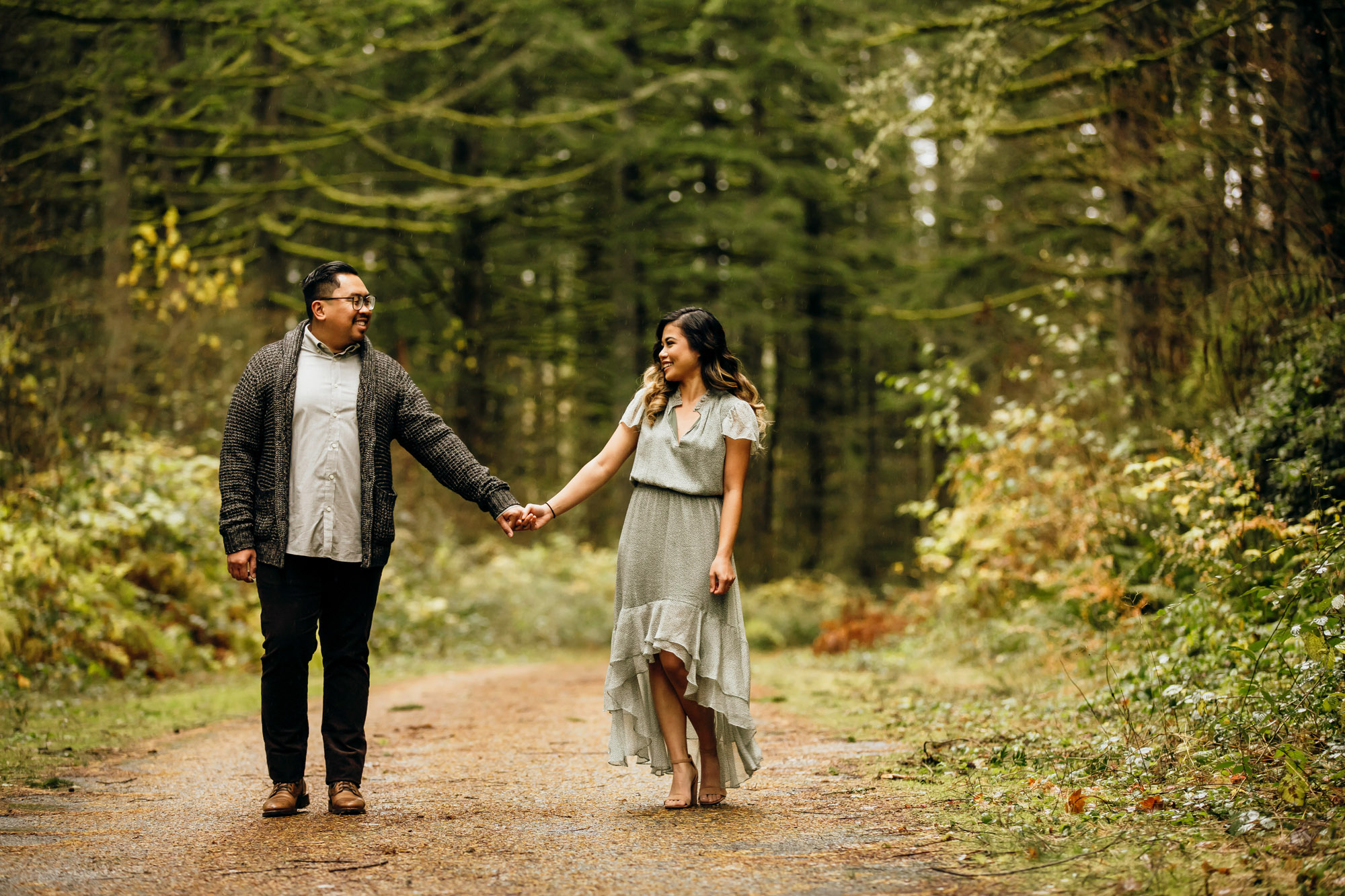 Snoqualmie and North Bend engagement session by Seattle wedding photographer James Thomas Long Photography