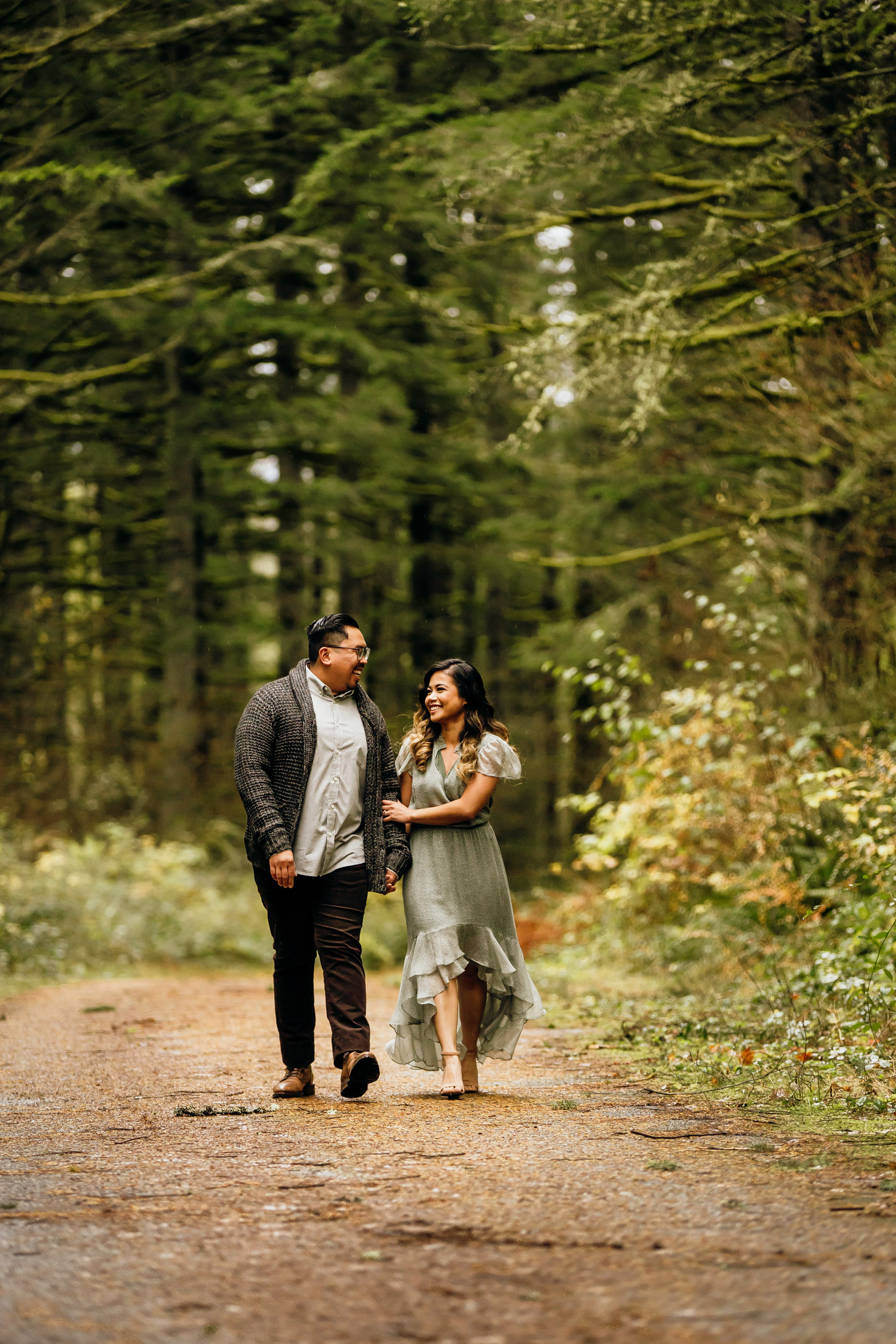 Snoqualmie and North Bend engagement session by Seattle wedding photographer James Thomas Long Photography