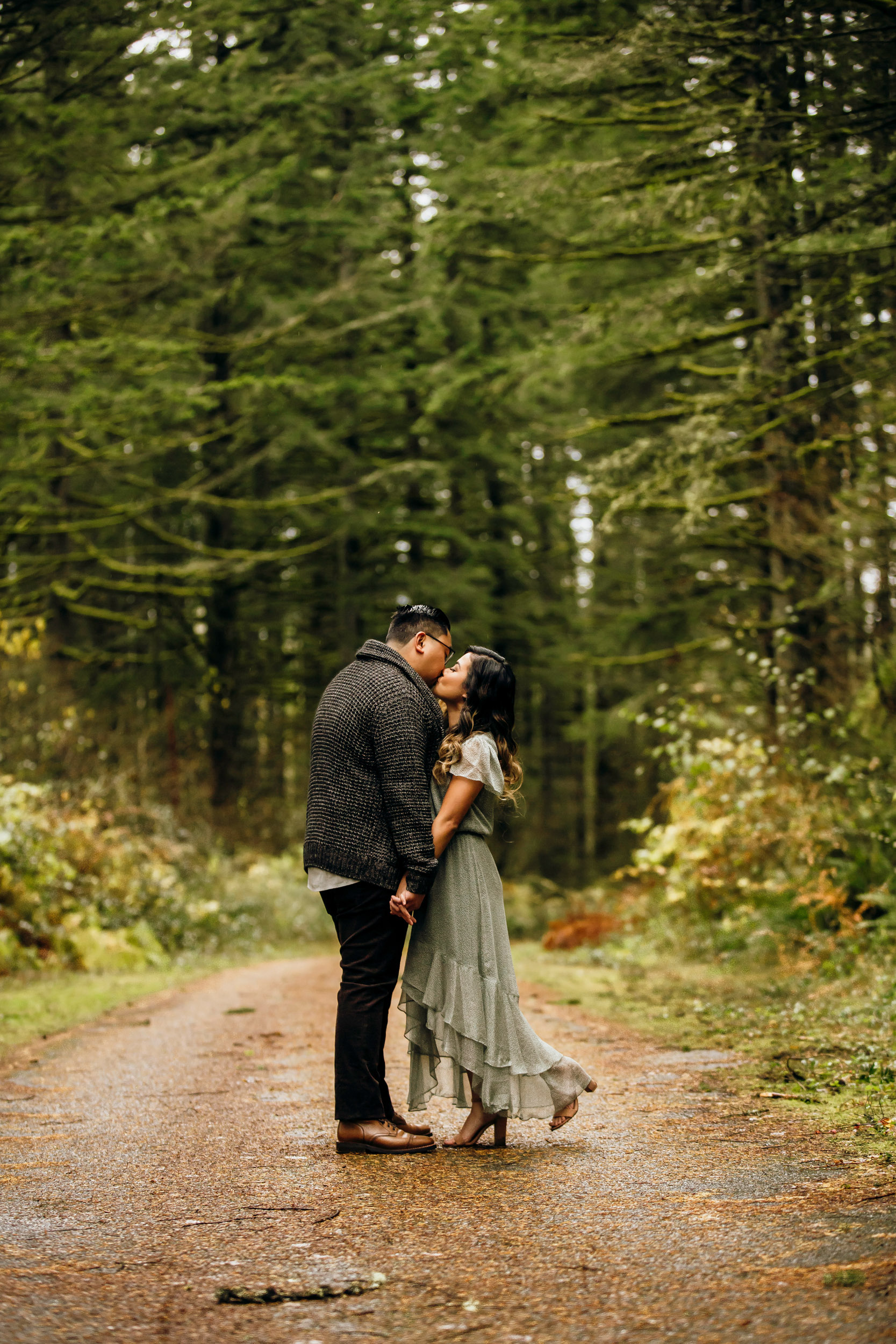 Snoqualmie and North Bend engagement session by Seattle wedding photographer James Thomas Long Photography