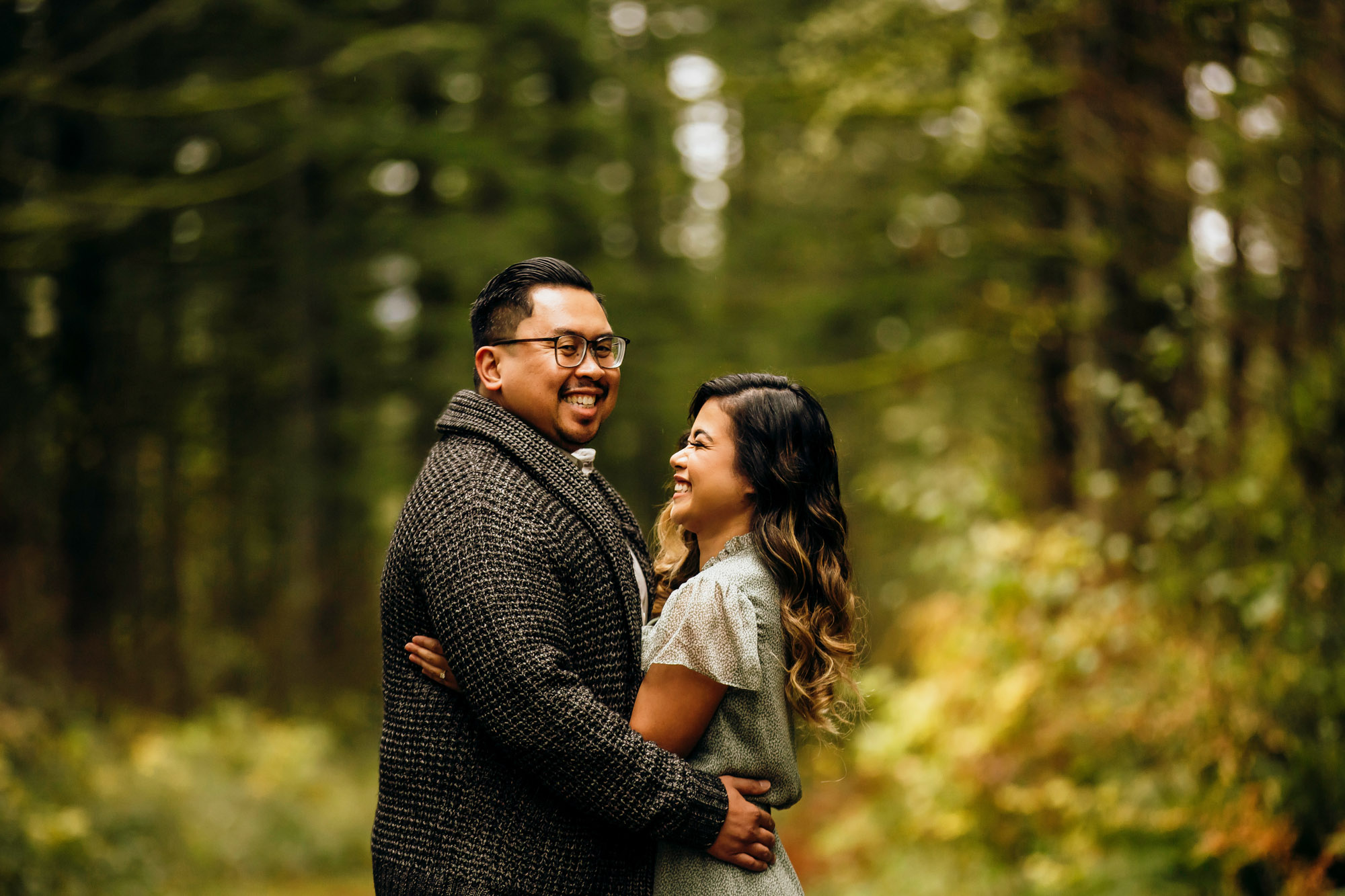 Snoqualmie and North Bend engagement session by Seattle wedding photographer James Thomas Long Photography